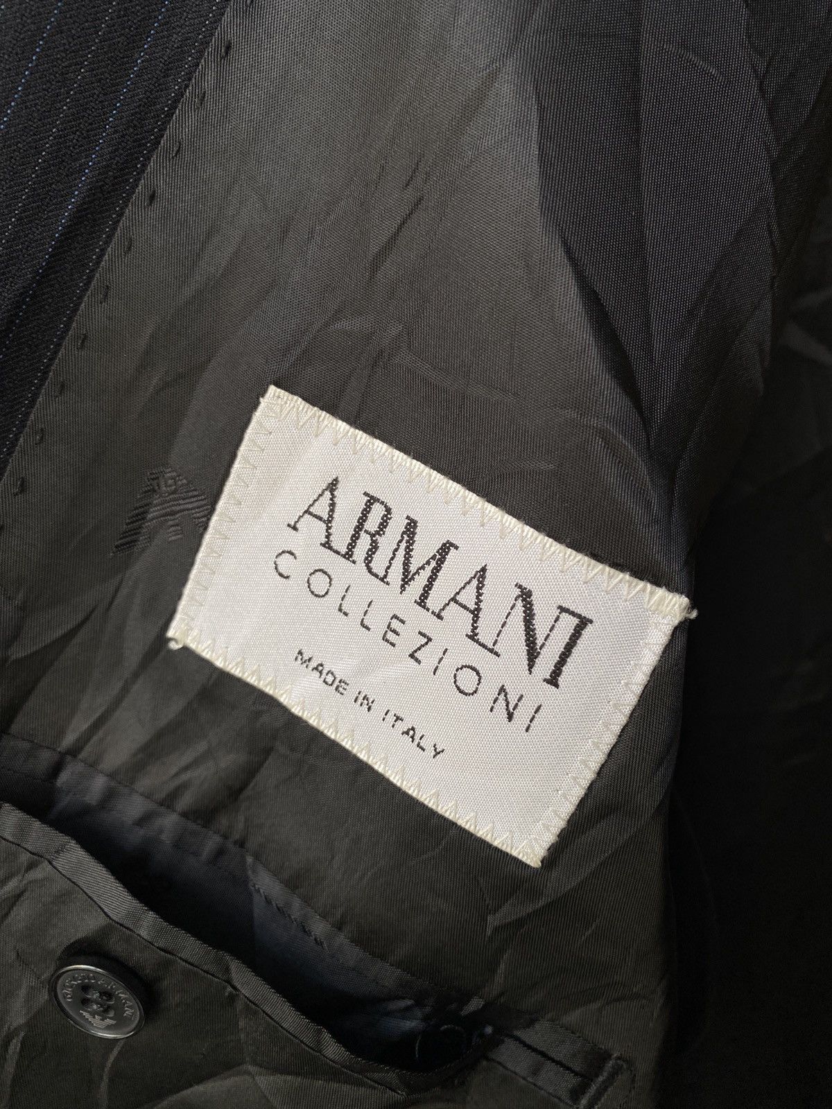 Armani Collezioni Armani Collezioni By Giorgio Armani Pinstripe Blazer Size US M / EU 48-50 / 2 - 14 Thumbnail