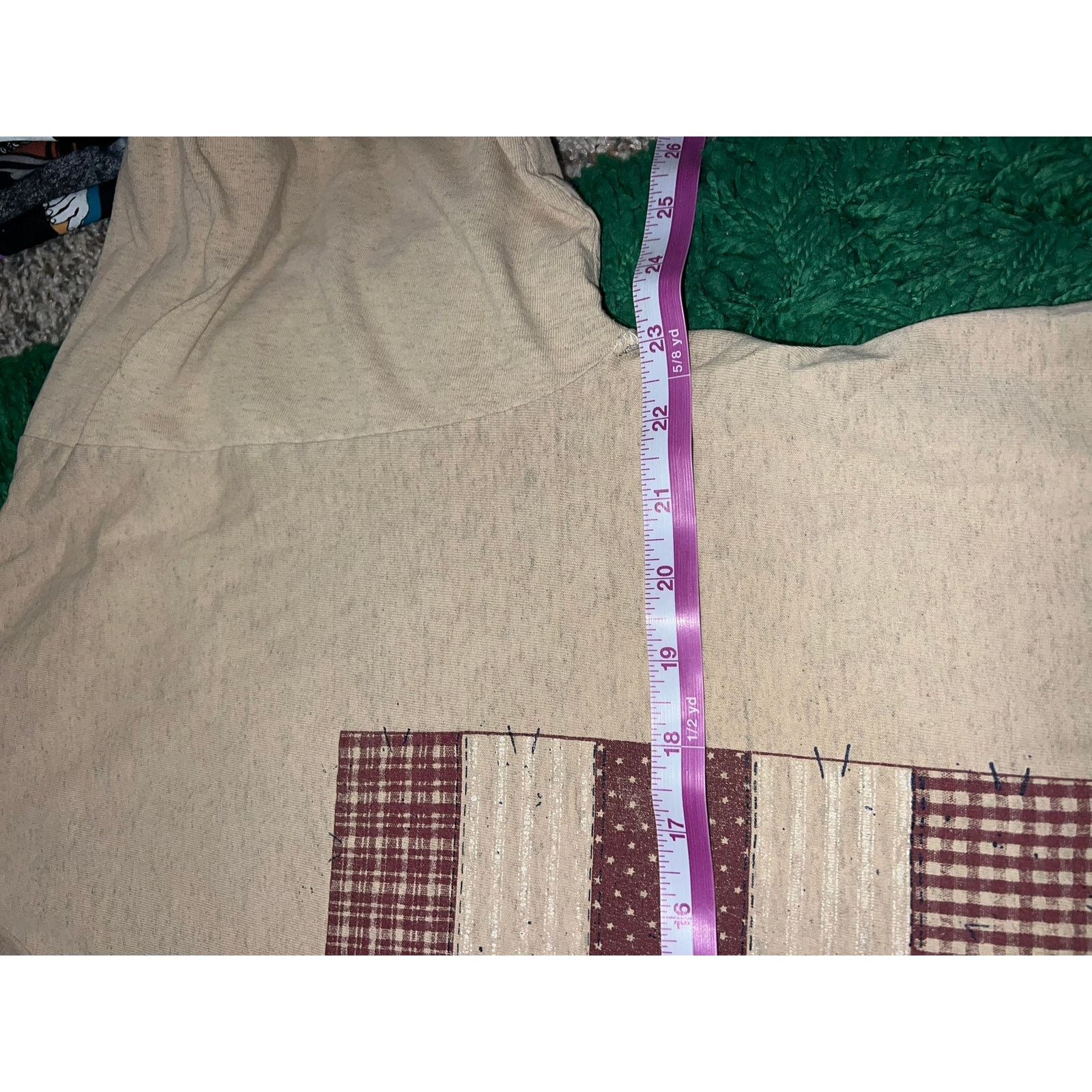 Vintage Vintage Vicki Melhart Shirt American Flag Brown Tee 90s XL Size US XL / EU 56 / 4 - 10 Thumbnail