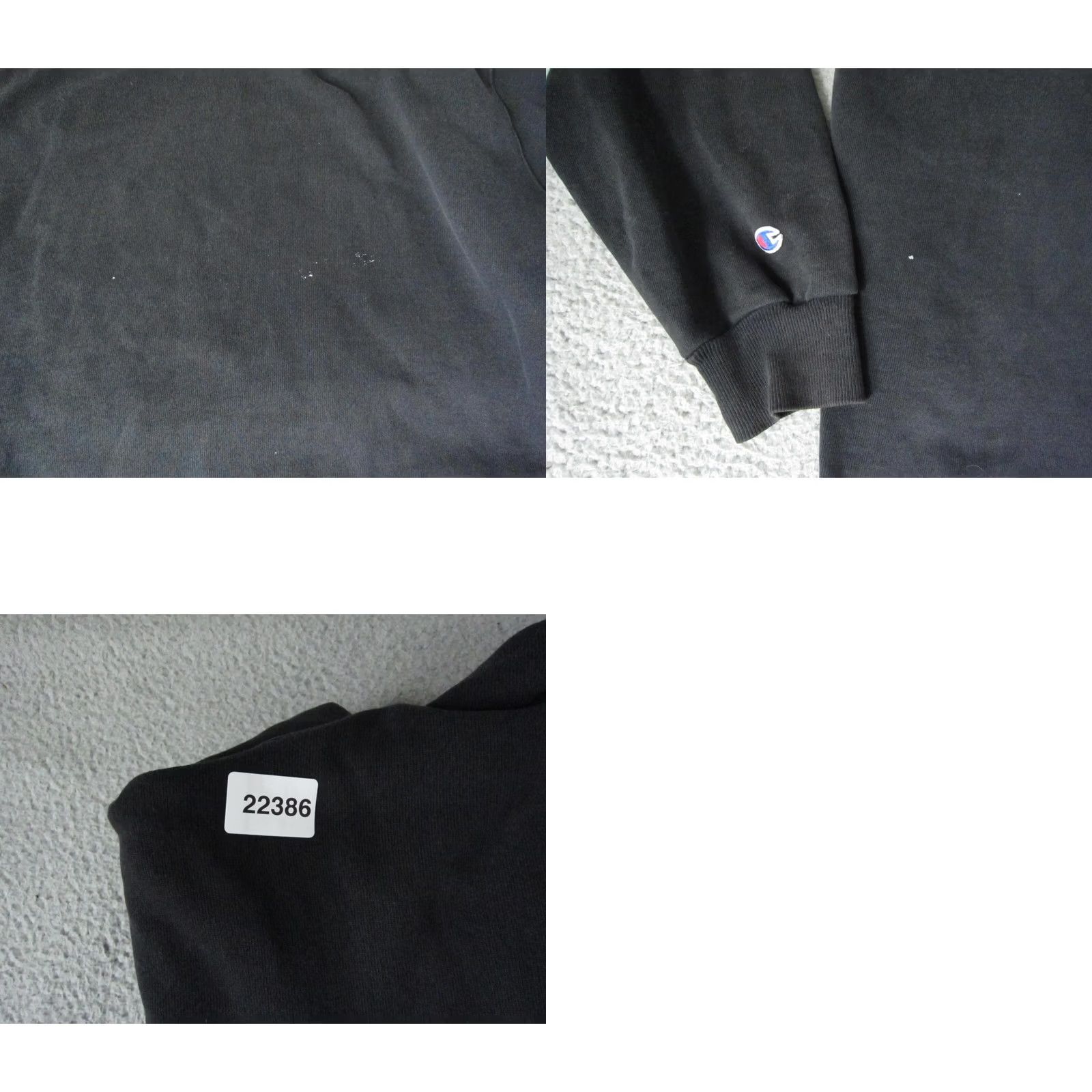 Champion Champion Hoodie Men Large Black Script Logo 90s Sweatshirt Pullover Hooded Mens Size US L / EU 52-54 / 3 - 9 Thumbnail