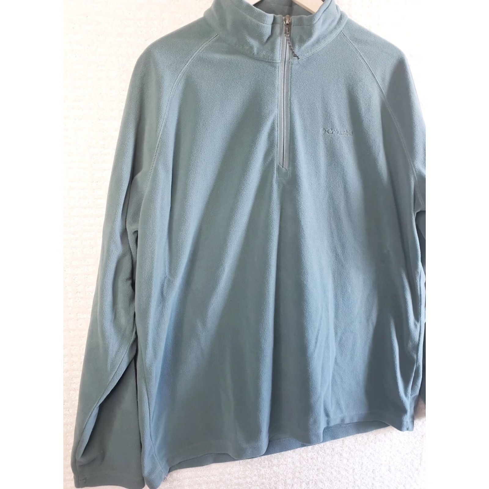Vintage Columbia Sweater Mens XL 1/4 Zip Mock Neck Fleece Pullover Green Size US XL / EU 56 / 4 - 5 Thumbnail