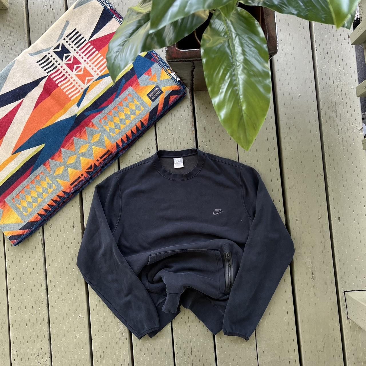 Nike × Vintage Nike Tech Fleece Y2K Sweatshirt crewneck Size US XL / EU 56 / 4 - 2 Thumbnail