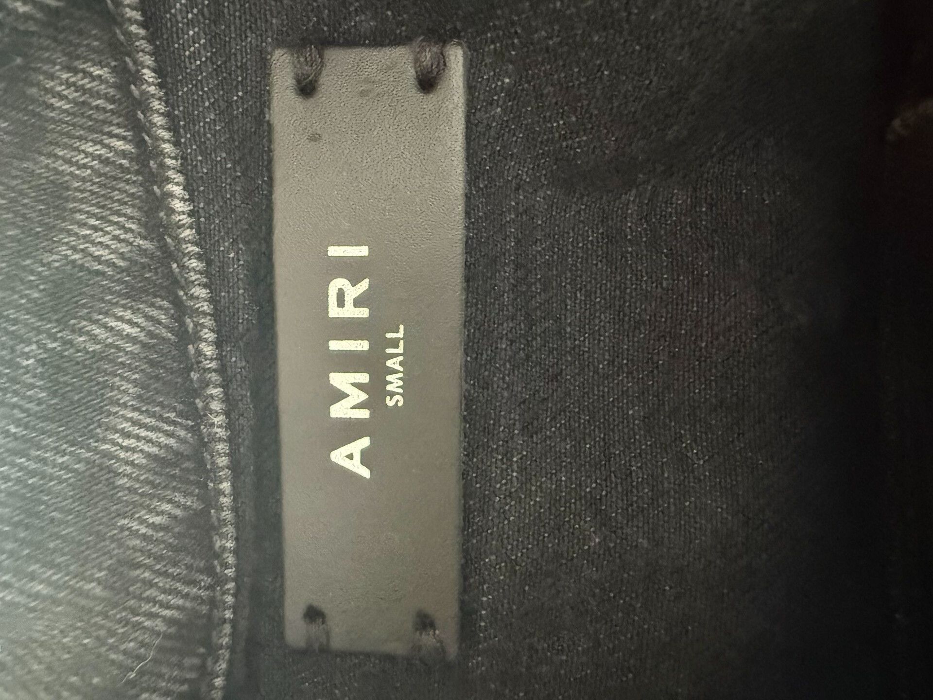 Amiri Amiri Denim Jacket with Unique Design Size US S / EU 44-46 / 1 - 5 Thumbnail