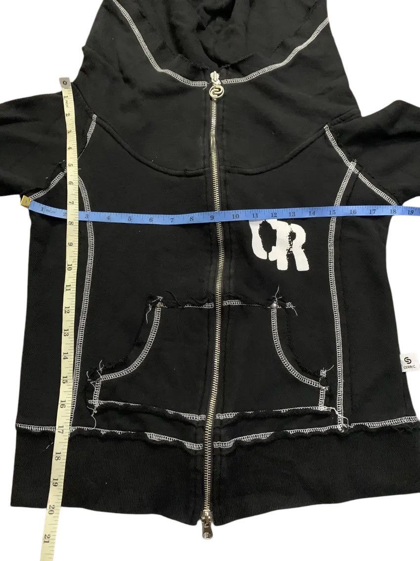 Japanese Brand Cerric Crazy Distressed Zip Up Jacket Hoodie Rock Punk Style Size M / US 6-8 / IT 42-44 - 15 Thumbnail