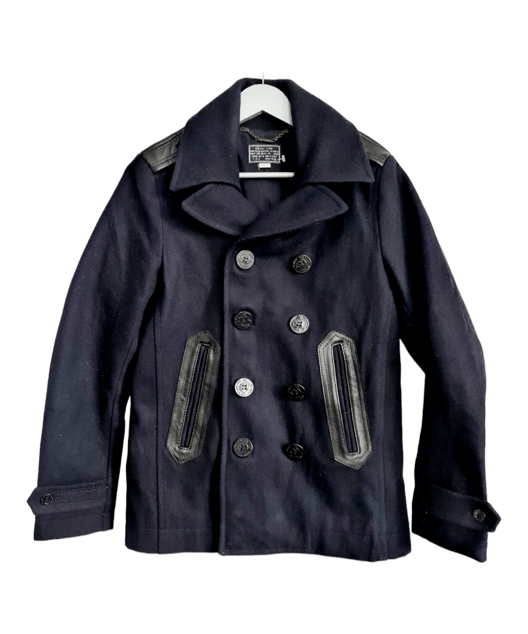 Diesel Diesel Wudy double-breasted short peacoat Size US S / EU 44-46 / 1 - 2 Thumbnail