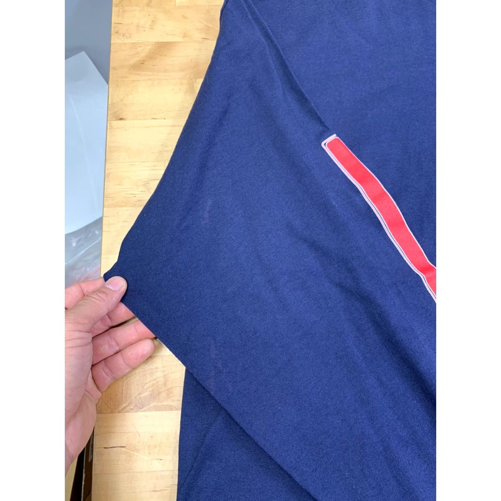 Rusty VINTAGE Rusty Long Sleeve Shirt Men XL Blue Logo Surf USA 90s Y2K 13355 Size US XL / EU 56 / 4 - 3 Thumbnail
