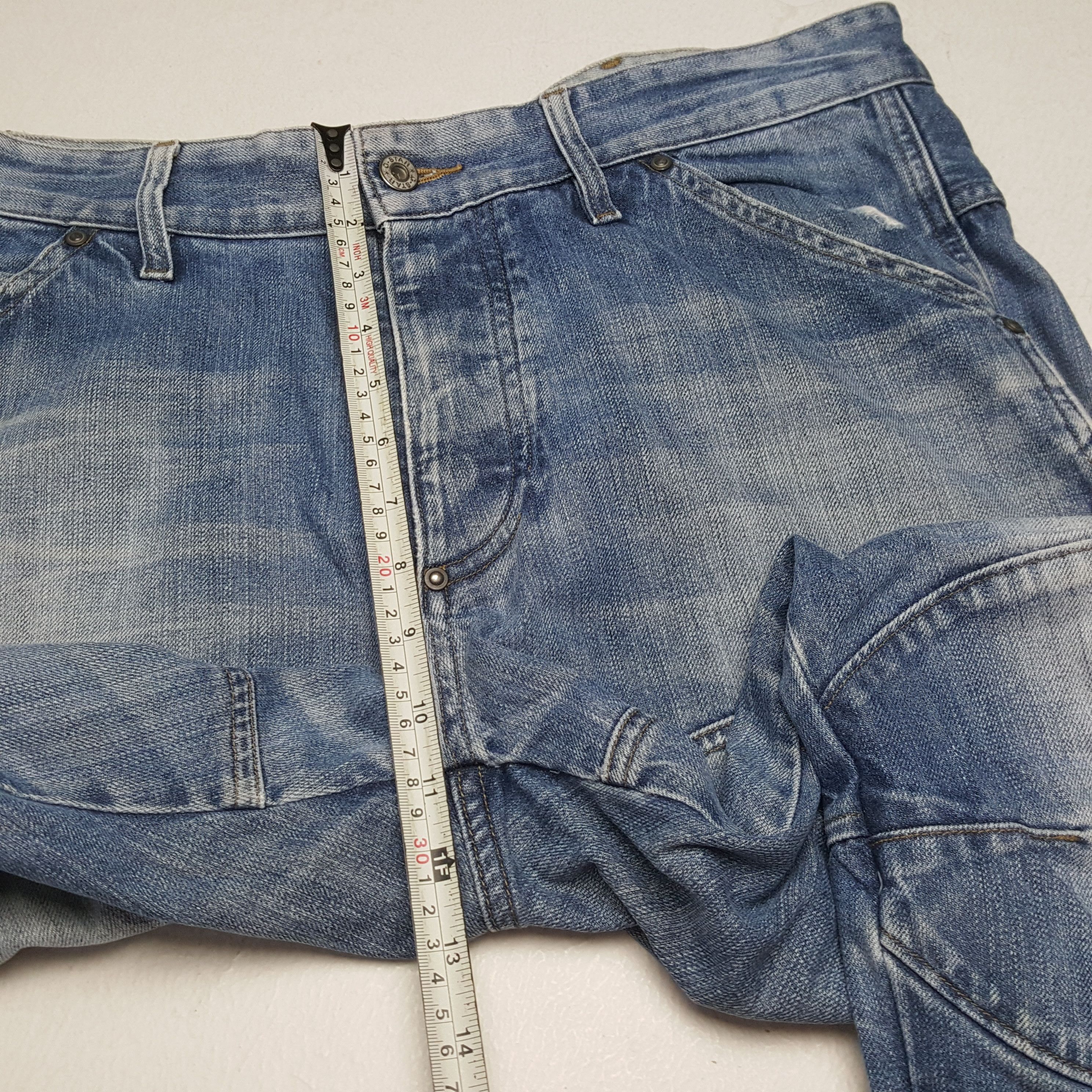 G-Star × Vintage G-STAR RAW Nice Design Riders Style Jeans Size US 34 / EU 50 - 8 Thumbnail