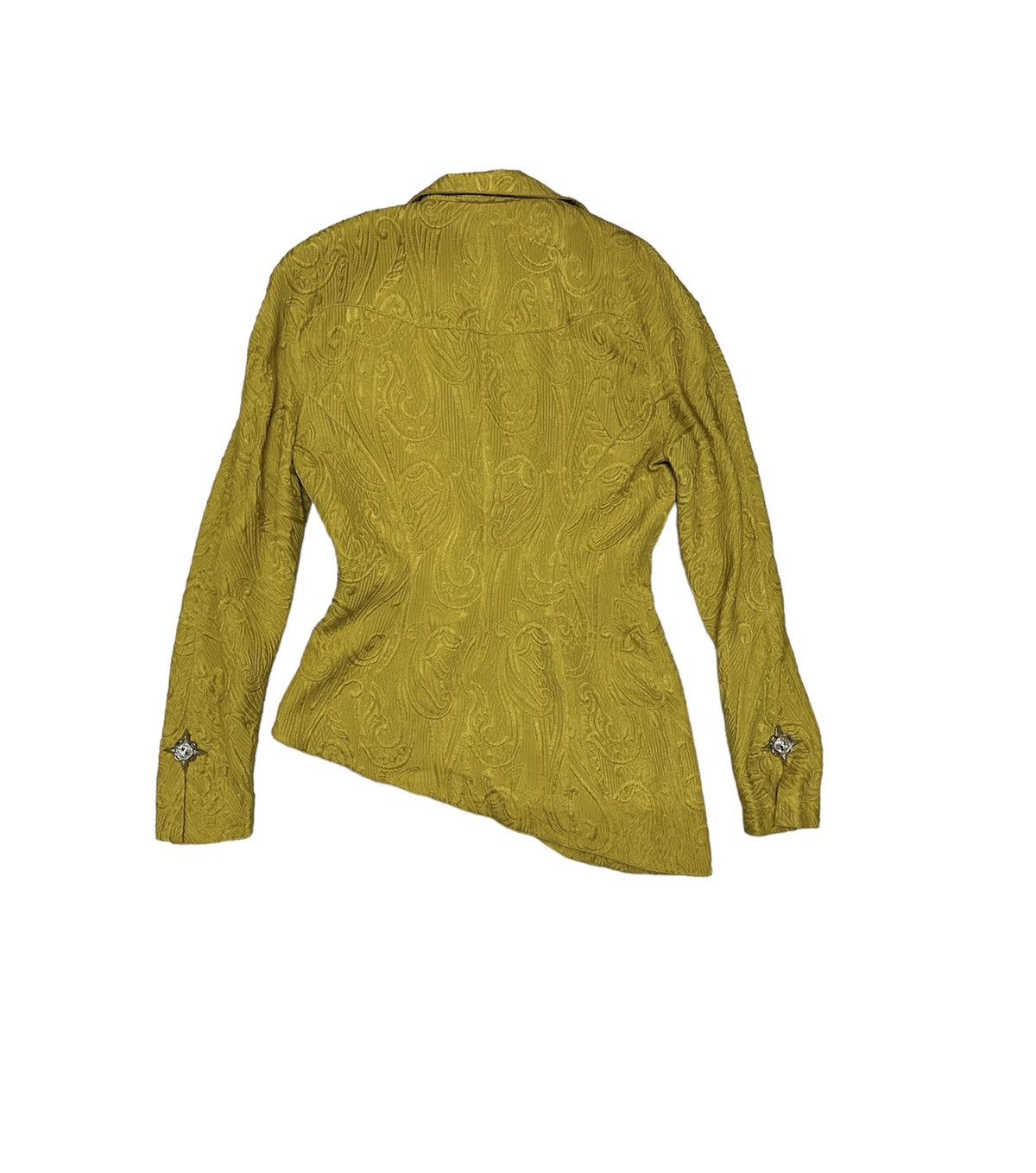 Thierry Mugler Iconic 80s Thierry Mugler Sculpted Jacket Crystal Ribbon 9AT Size M / US 6-8 / IT 42-44 - 2 Thumbnail