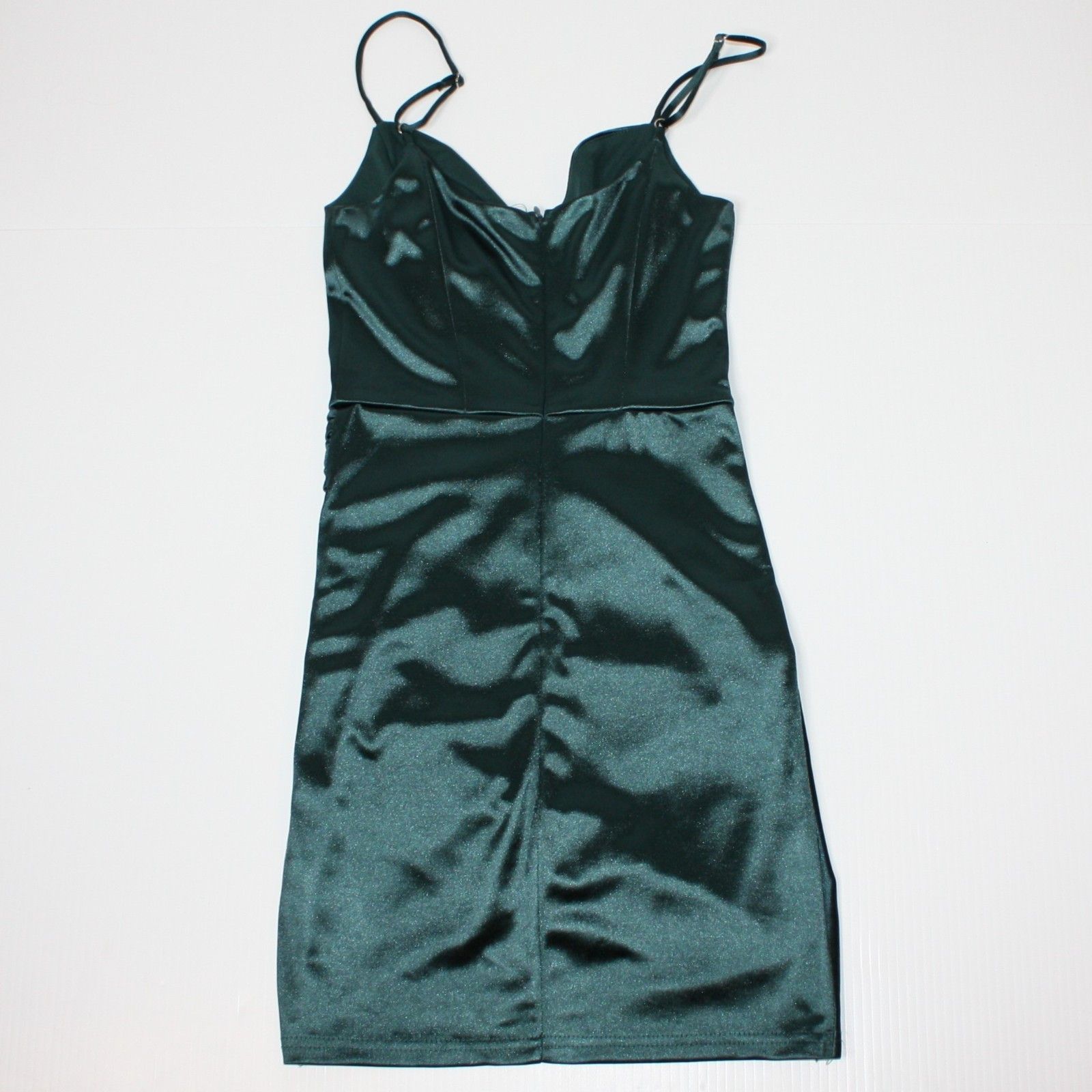 Other Lucy in the Sky Jo Draped Bodycon Dress in Dark Turquoise Size XS / US 0-2 / IT 36-38 - 12 Thumbnail