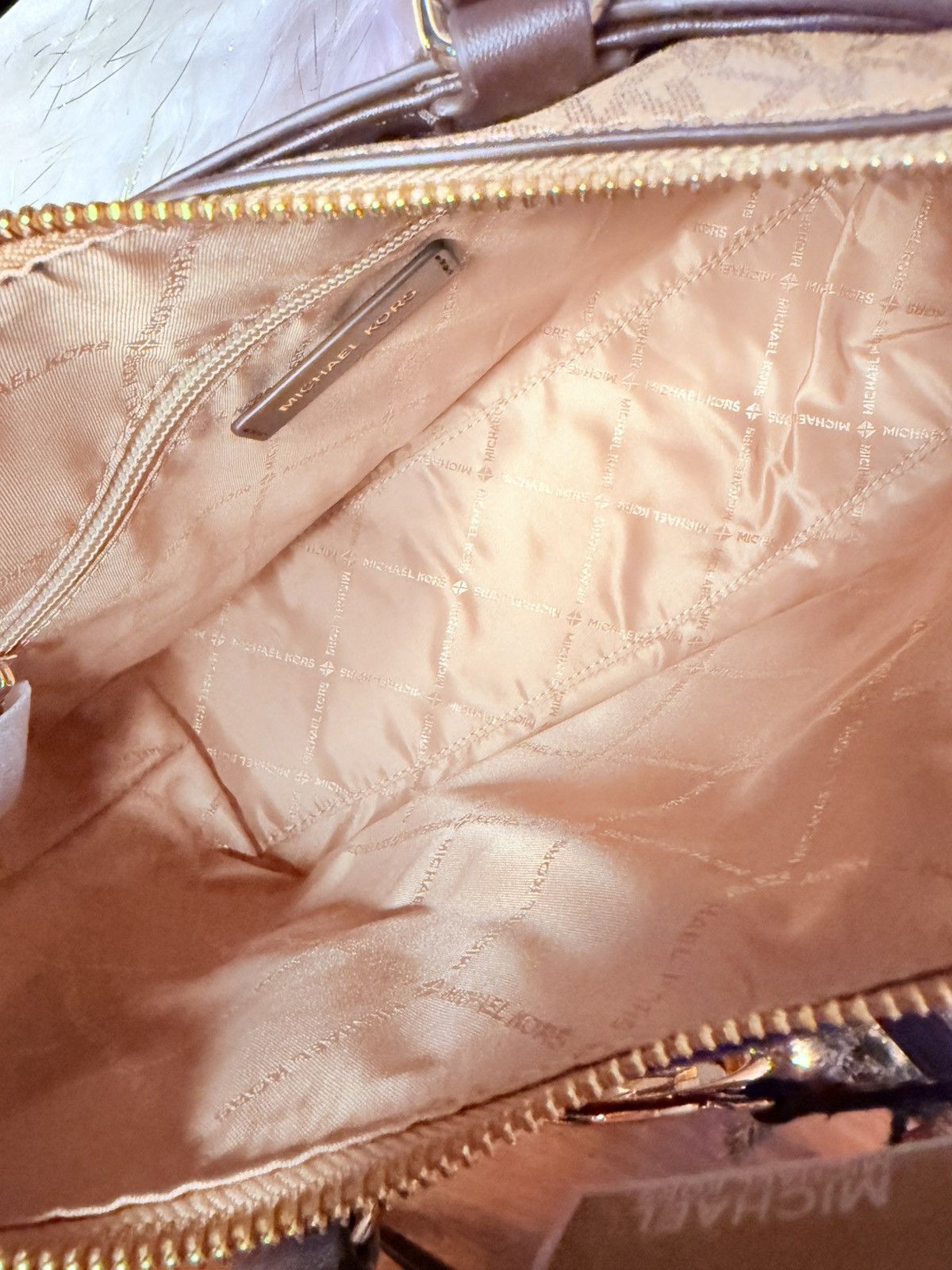 Michael Kors Michael Kors Austen small brown tag satchel crossbody bag Size ONE SIZE - 6 Thumbnail