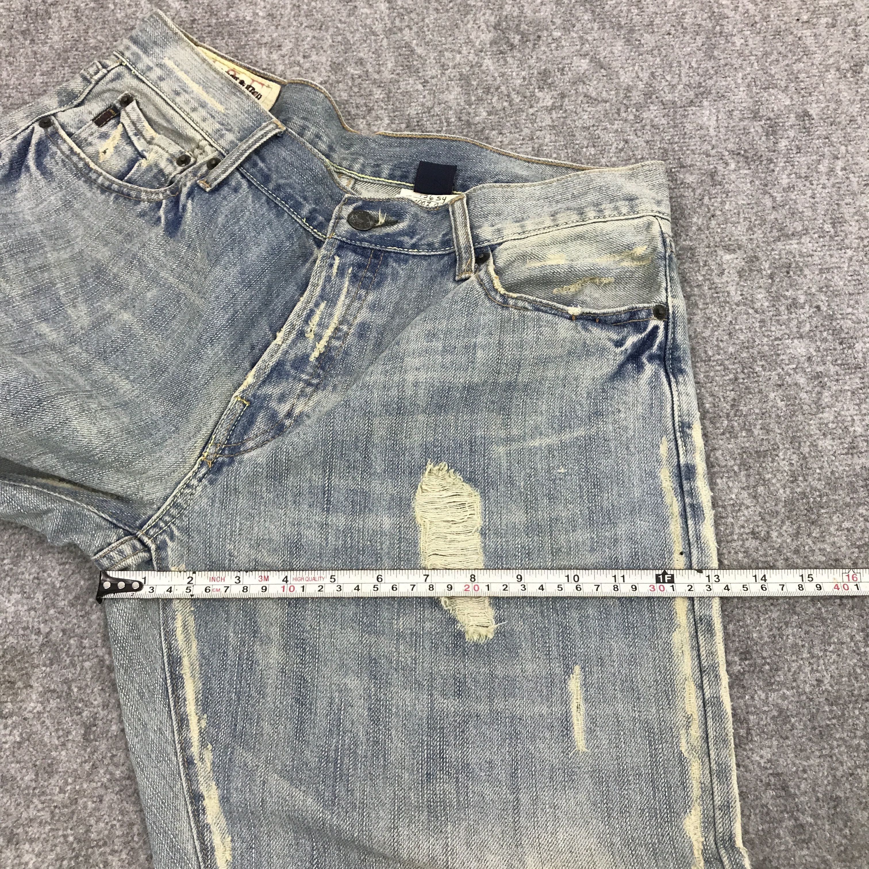 Abercrombie & Fitch × Japanese Brand Baggy Denim abercrrombie and fitch distressed pants Size US 32 / EU 48 - 7 Thumbnail
