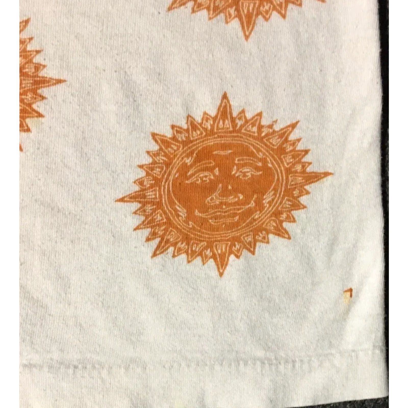 Moonstar VINTAGE All Over Print Shirt M L White 80s Sun Faded Distressed AOP Single Stitch Eclipse 90s Grunge Beach Surf Rock USA Mens Shirt Size US M / EU 48-50 / 2 - 5 Thumbnail