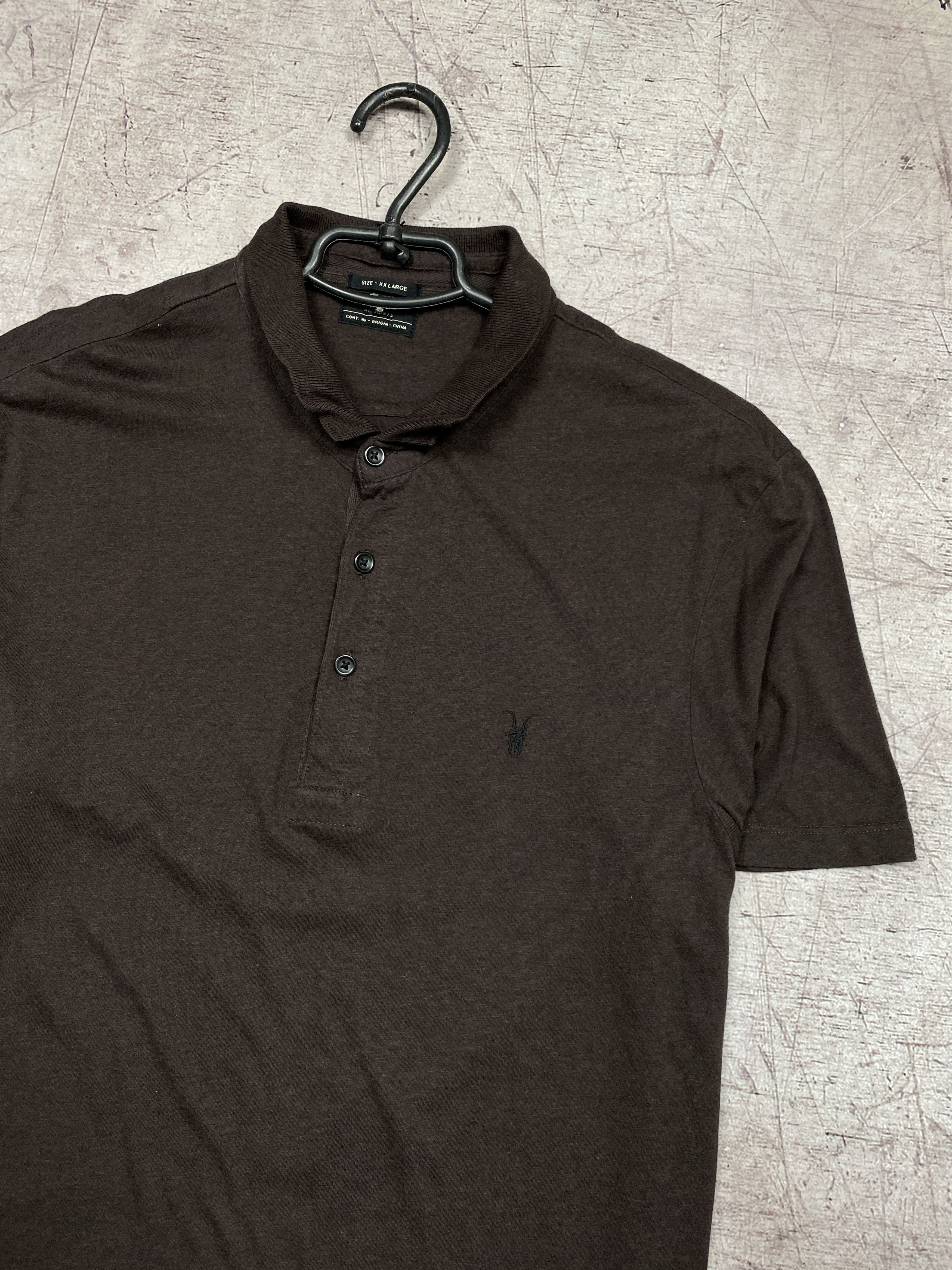 Allsaints Allsaints Mens Bramford Polo Shirt Size US XXL / EU 58 / 5 - 2 Thumbnail