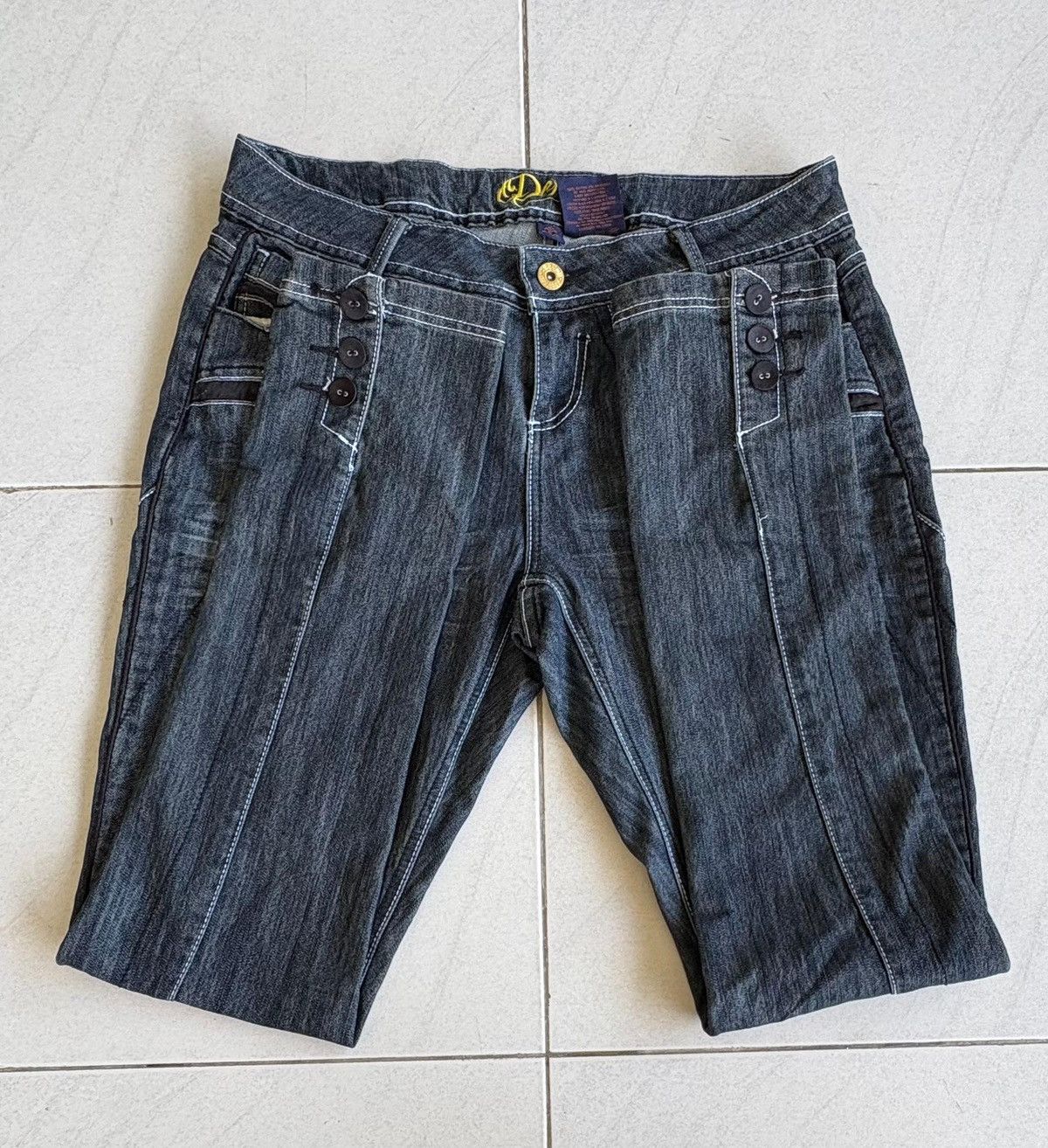 Other Dereon Streetwear Cut Fit Jeans Distressed Denim Size US 34 / EU 50 - 15 Thumbnail