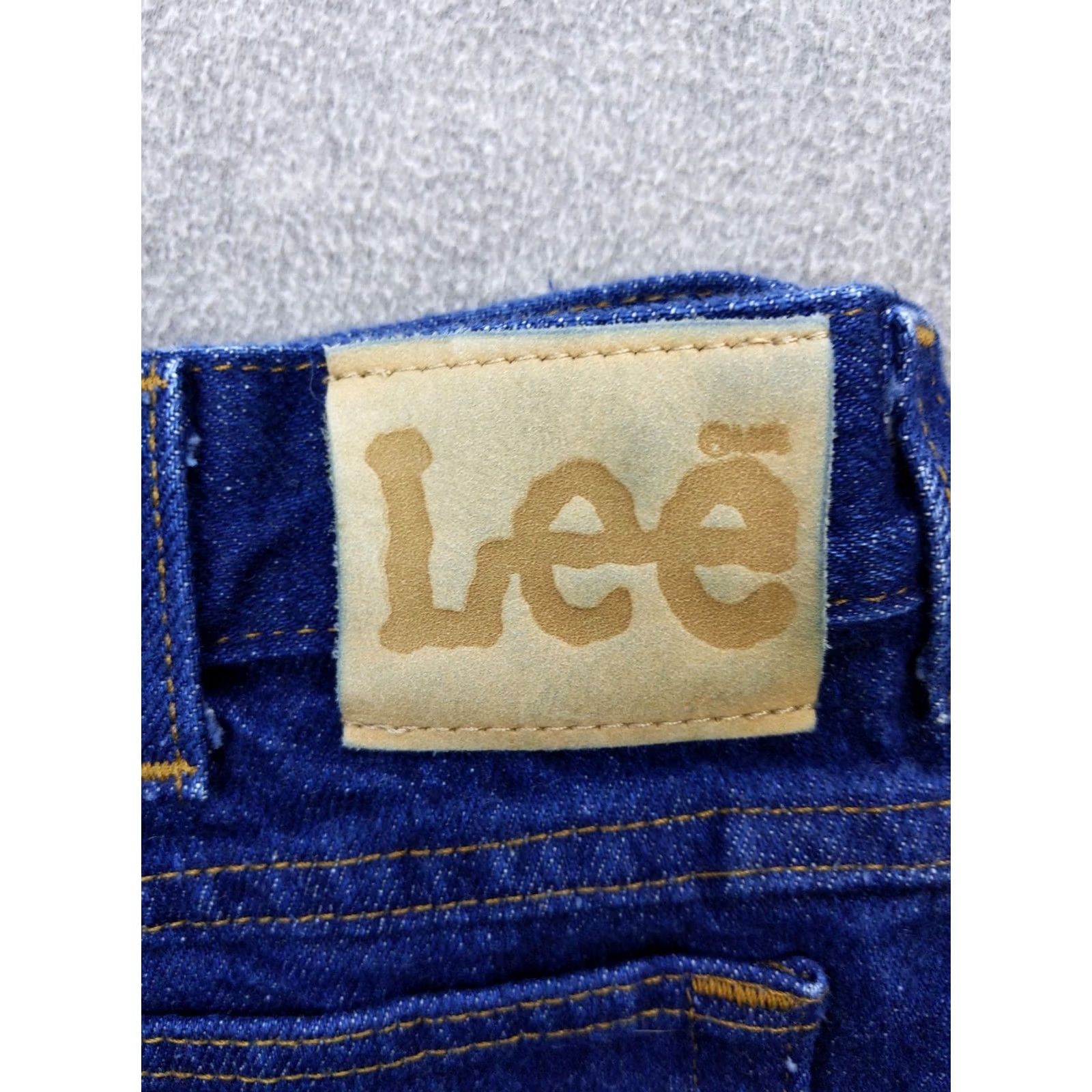 Lee VINTAGE Lee Jeans Mens 36 Blue Indigo Heavy Denim Straight Leg 5 Pocket Vtg Size US 36 / EU 52 - 5 Thumbnail