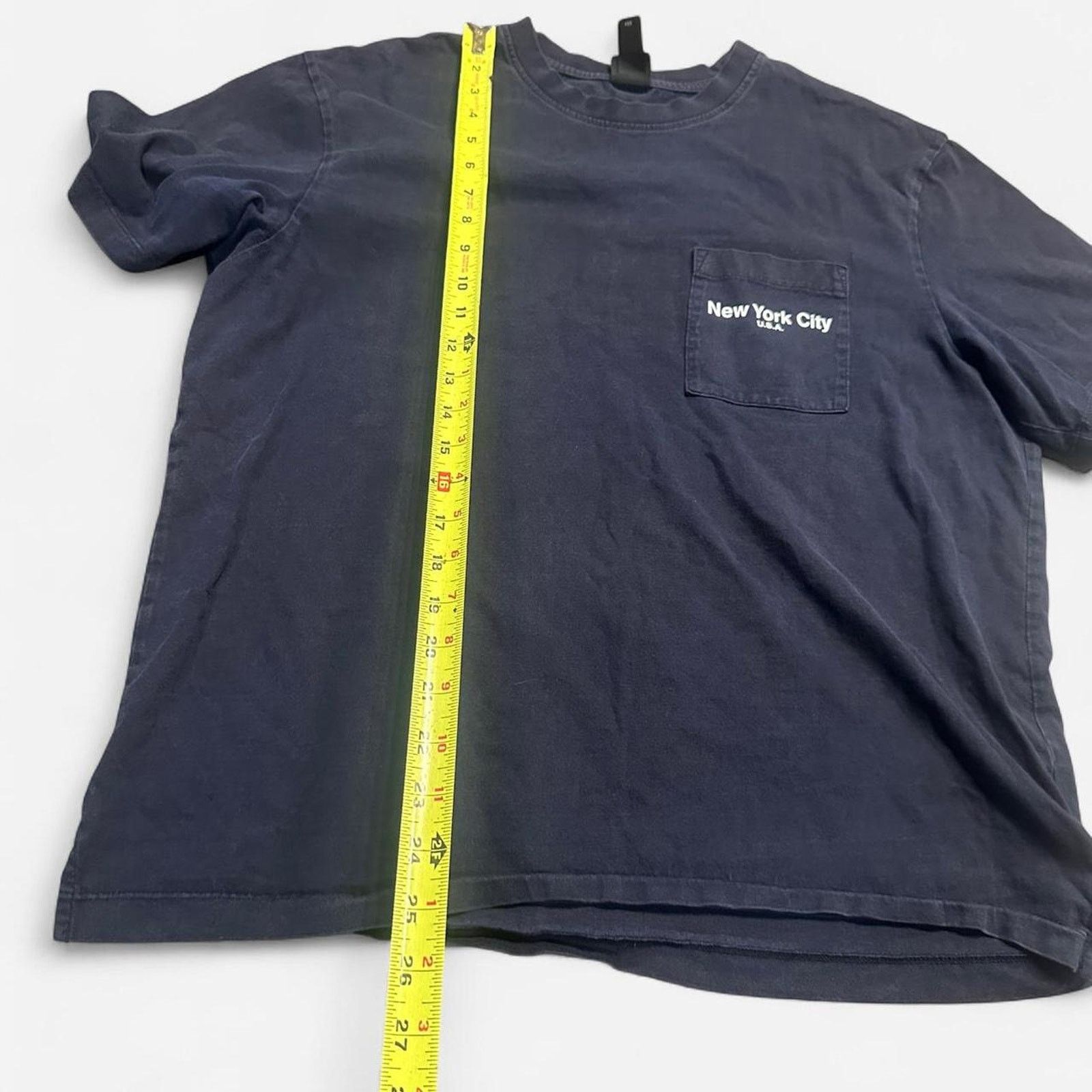 H&M Vintage wash hm nyc pocket tee Size US L / EU 52-54 / 3 - 3 Thumbnail