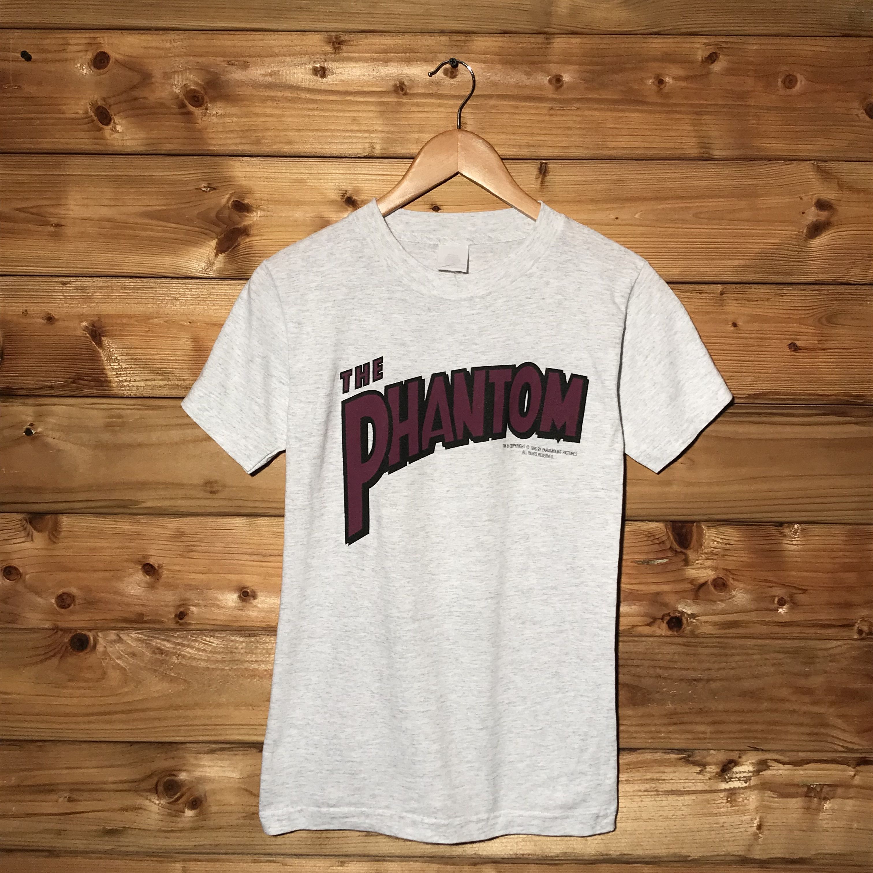 Vintage 1996 Vintage The Phantom Movie Promo Spellout Logo T Shirt Size US S / EU 44-46 / 1 - 1 Thumbnail