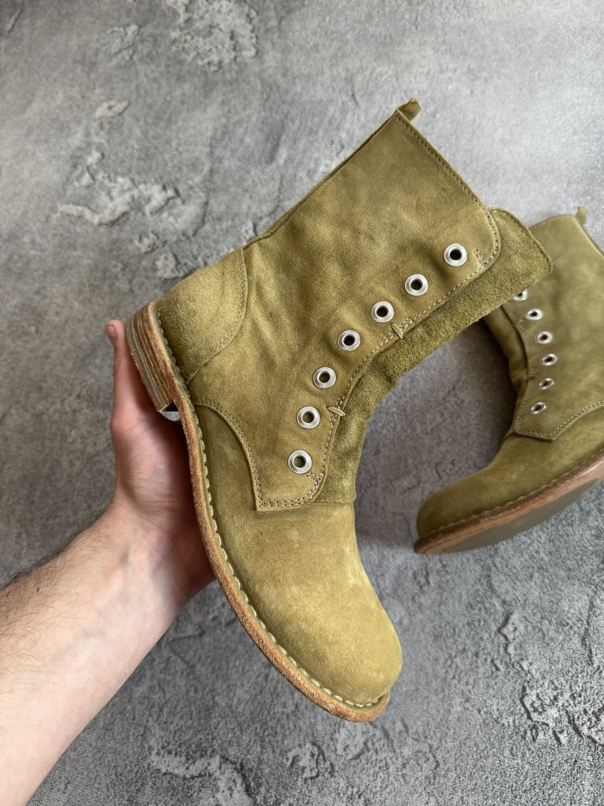 MoMA MOMA 35size suede avantgarde biker shoes ankle retro style Size US 5 / IT 35 - 5 Thumbnail