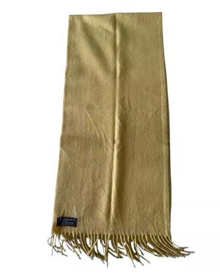 Burberry Burberrys Vintage Scarf Tan 100% Cashmere Unisex Scarf Size ONE SIZE - 6 Thumbnail
