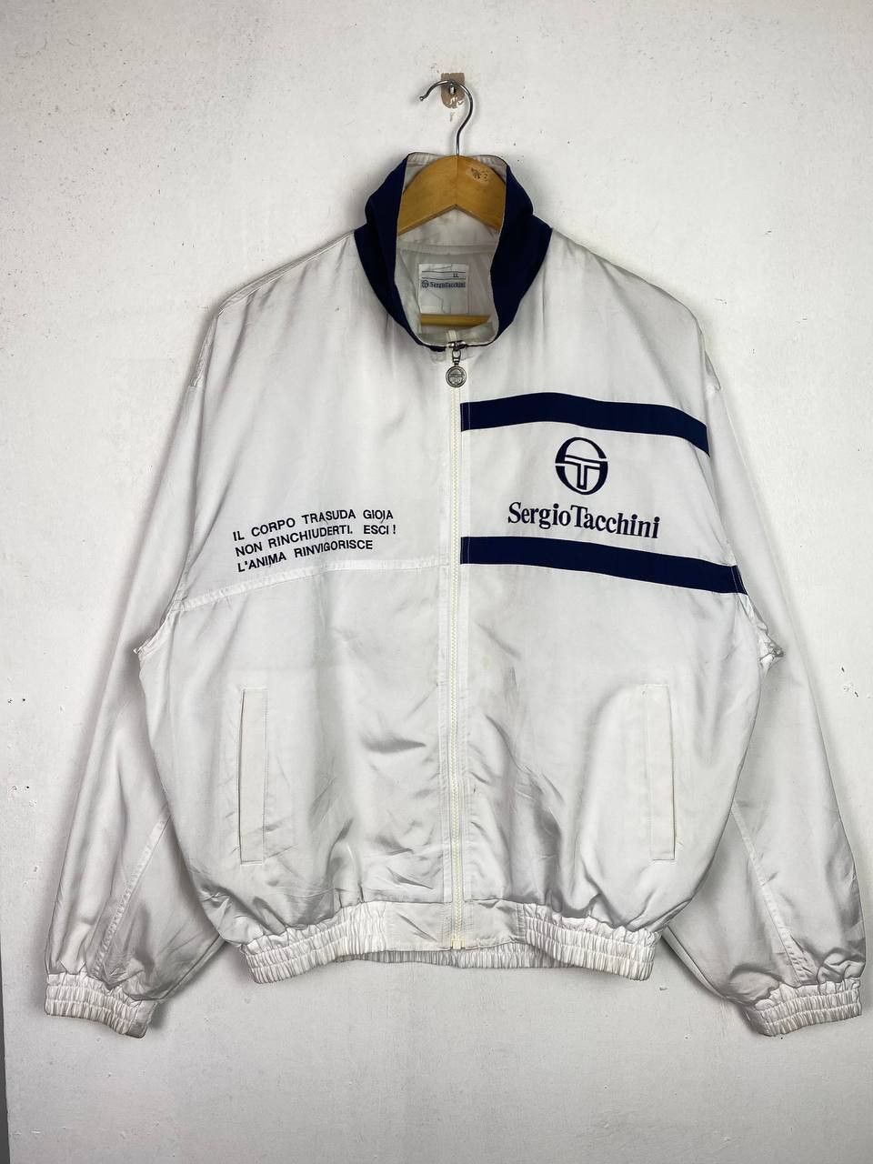 Sergio Tacchini vintage sergio tacchini embroided logo nice design Size US XL / EU 56 / 4 - 1 Thumbnail
