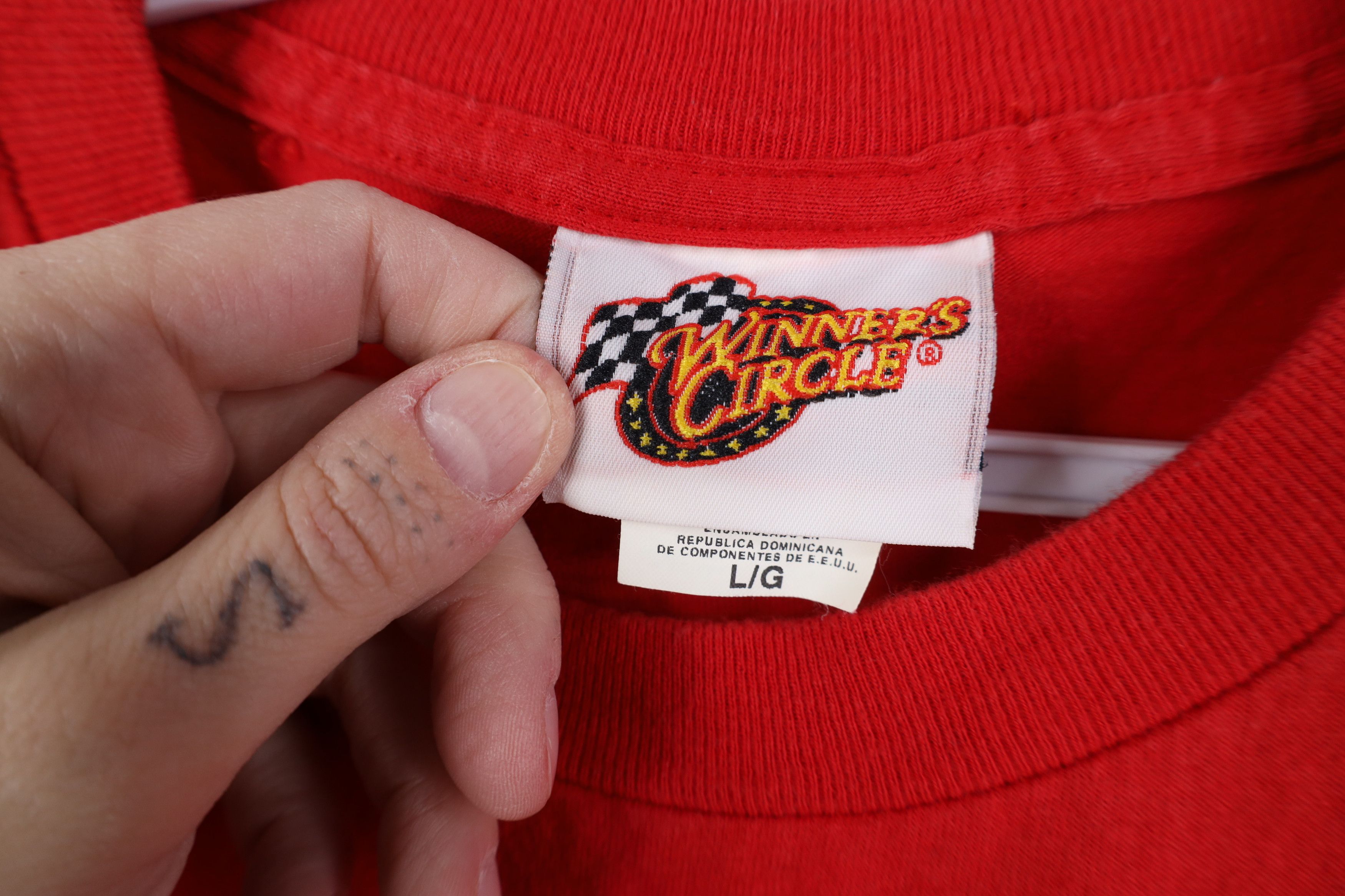 Vintage Vintage Y2K 2006 NASCAR Jr Racing Budweiser T-Shirt Red Size US L / EU 52-54 / 3 - 9 Thumbnail