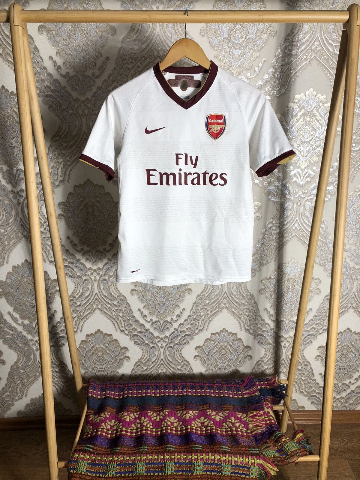 Nike VINTAGE NIKE FC ARSENAL LONDON ENGLAND SOCCER JERSEY Y2K 90s Size US S / EU 44-46 / 1 - 1 Thumbnail