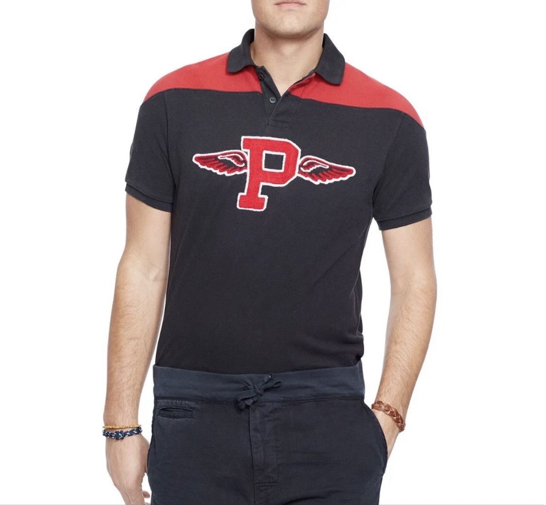 USA Olympics POLO Ralph Lauren Flying Wings "P" Varsity Custom Fit Shirt Size US XS / EU 42 / 0 - 2 Thumbnail