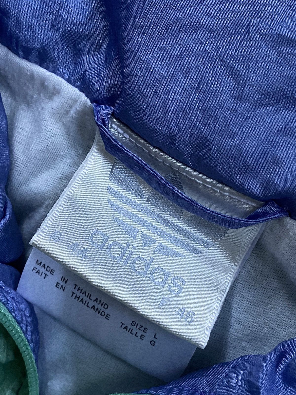 Adidas × Vintage Vintage Adidas Track Jacket 90s Style Made in Thailand Size US L / EU 52-54 / 3 - 5 Thumbnail