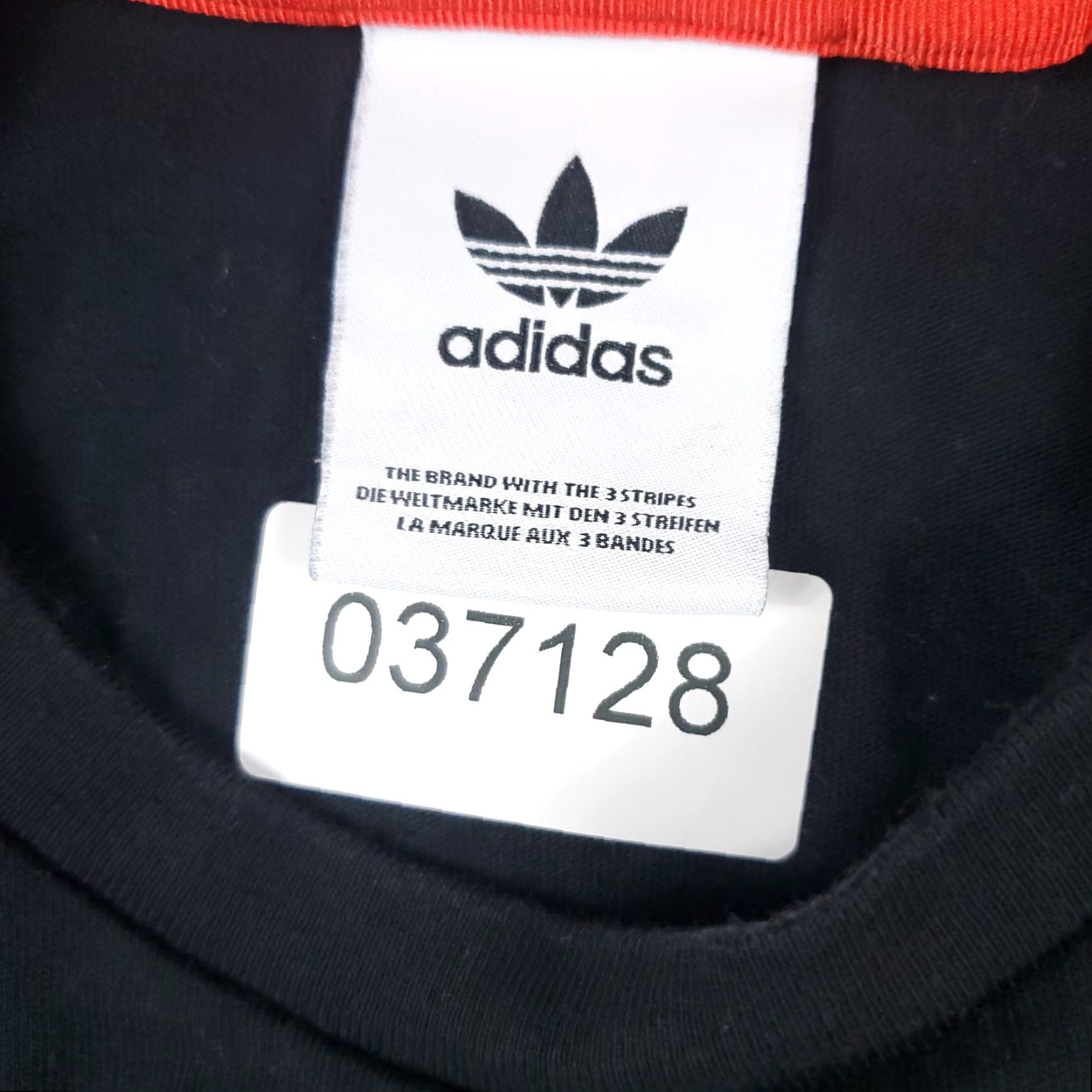 Adidas Adidas Logo T-Shirt Mens Medium Black Casual Short Sleeve Size US M / EU 48-50 / 2 - 8 Thumbnail