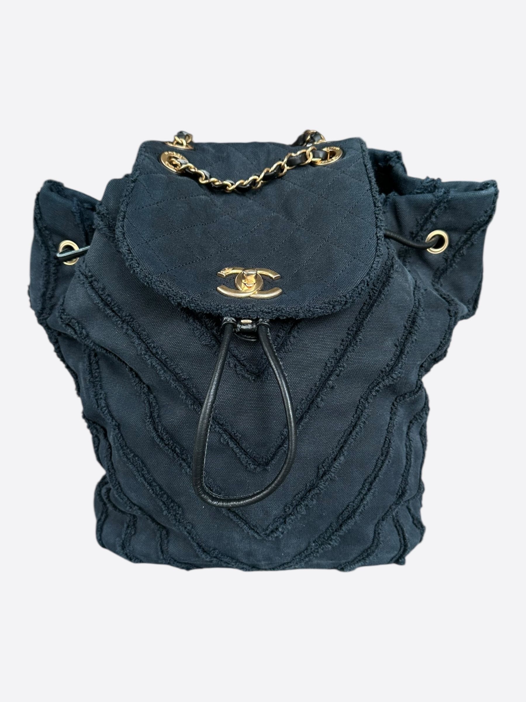 Chanel Chanel Navy Paris-Cuba Twist Backpack Size ONE SIZE - 1 Thumbnail