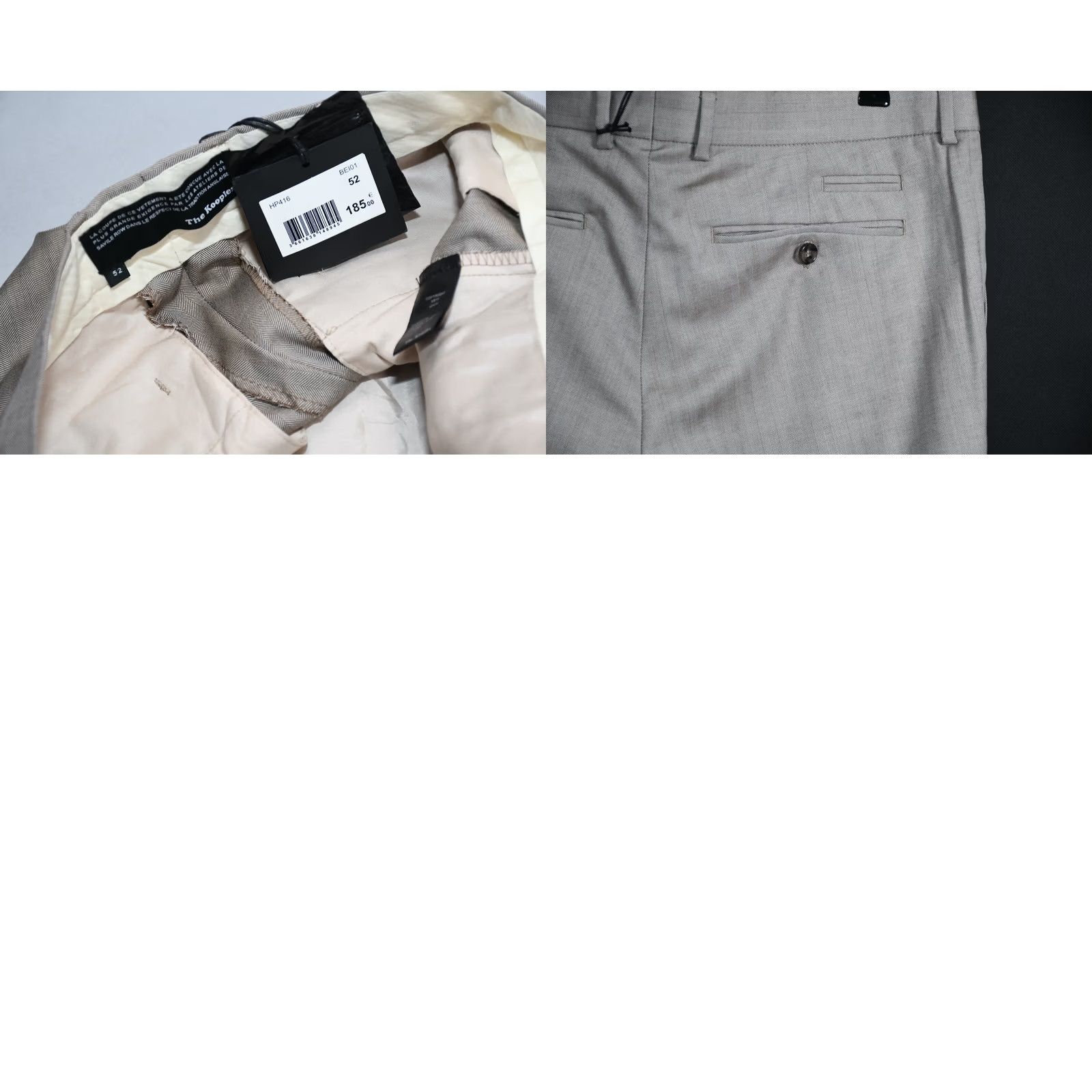 The Kooples The Kooples Wool Striped Pants Men's 52 Wool Gray Dress Pants Classic Fit Slim Front Flat Front 100% Wool Size 52 Mens France VINTAGE? Size US 36 / EU 52 - 8 Thumbnail