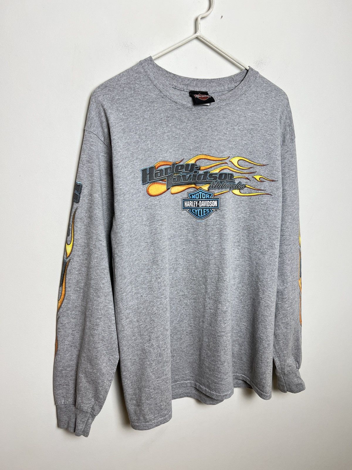 Harley Davidson harley davidson y2k lazy boys flames longsleeve vintage Size US M / EU 48-50 / 2 - 10 Thumbnail