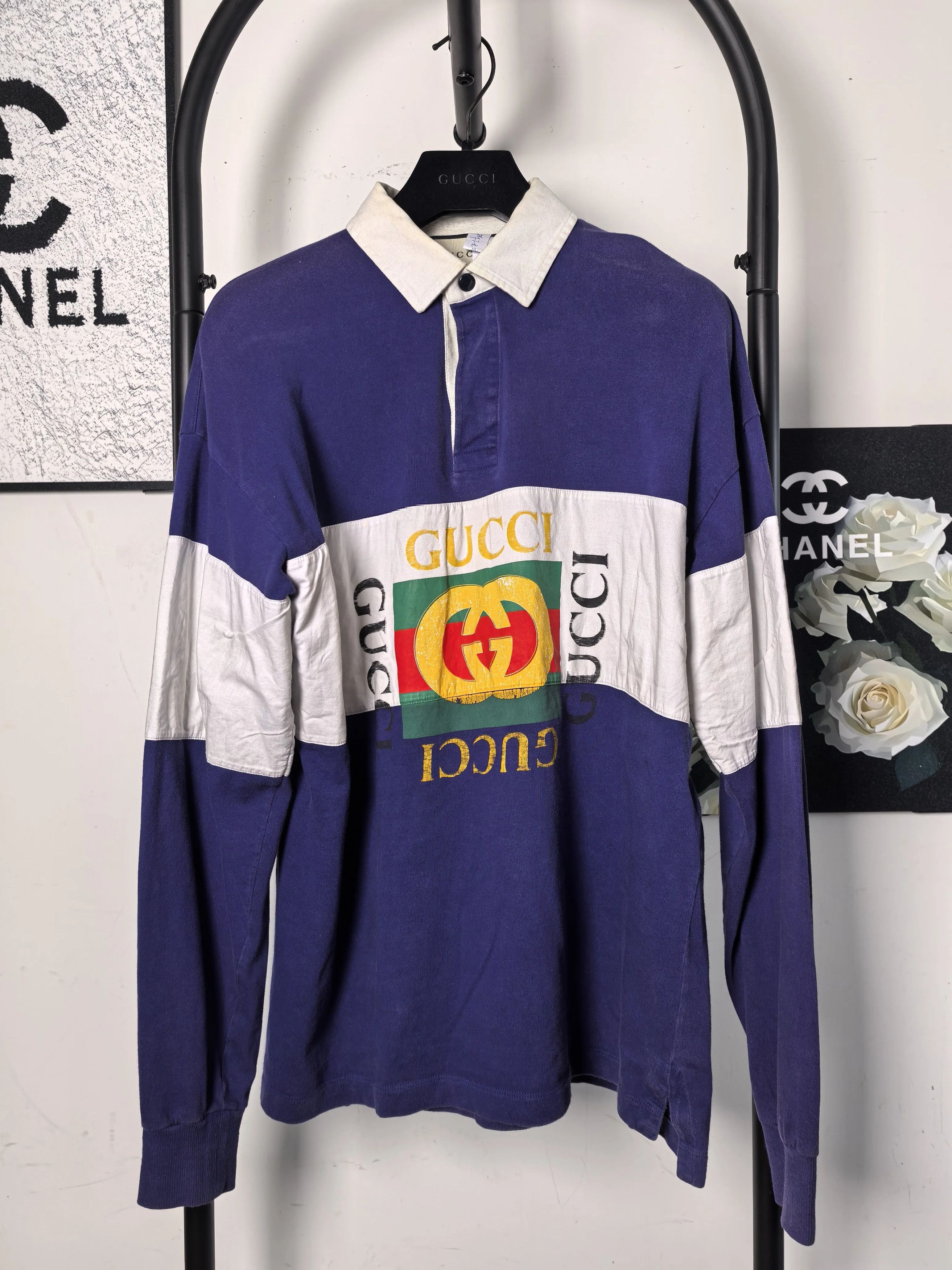 Gucci Gucci Printed White Shirt m Men Size US M / EU 48-50 / 2 - 1 Thumbnail