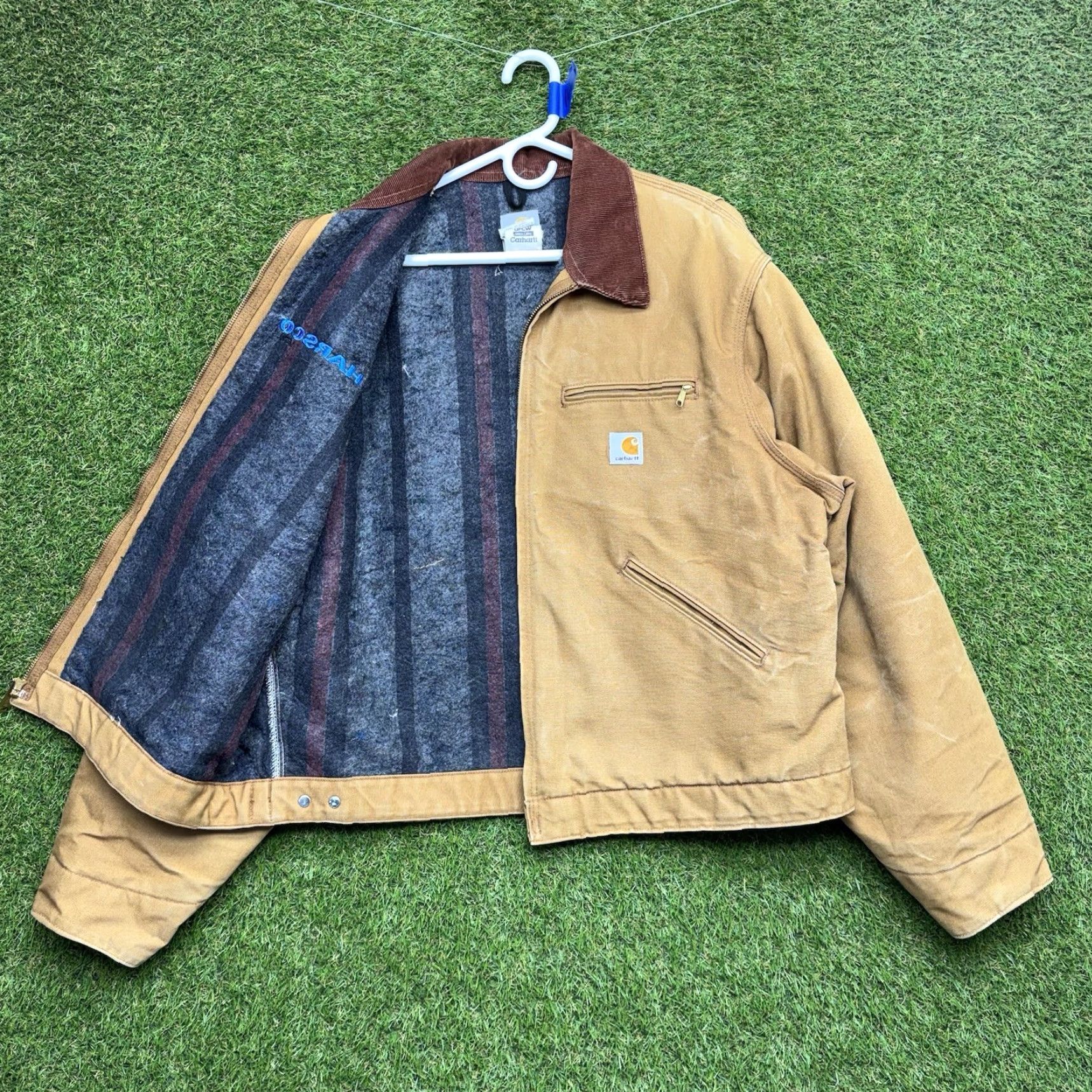 Carhartt VINTAGE Carhartt Detroit Jacket Mens 48 Canvas Work Shirt? Size US M / EU 48-50 / 2 - 2 Thumbnail