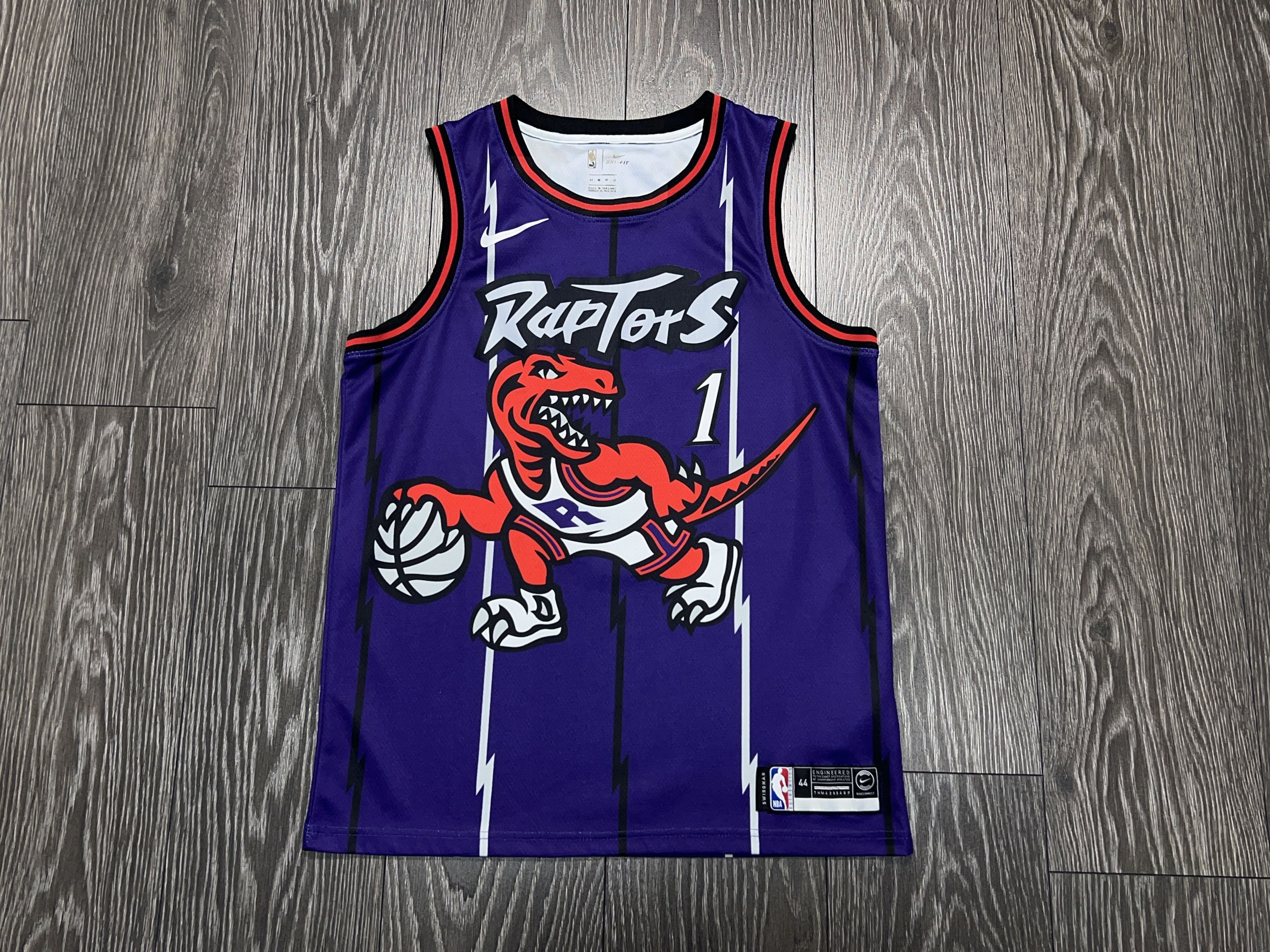 Nike Toronto Raptors Nike Tracy McGrady #1 NBA Basketball Shirt Size US M / EU 48-50 / 2 - 1 Thumbnail