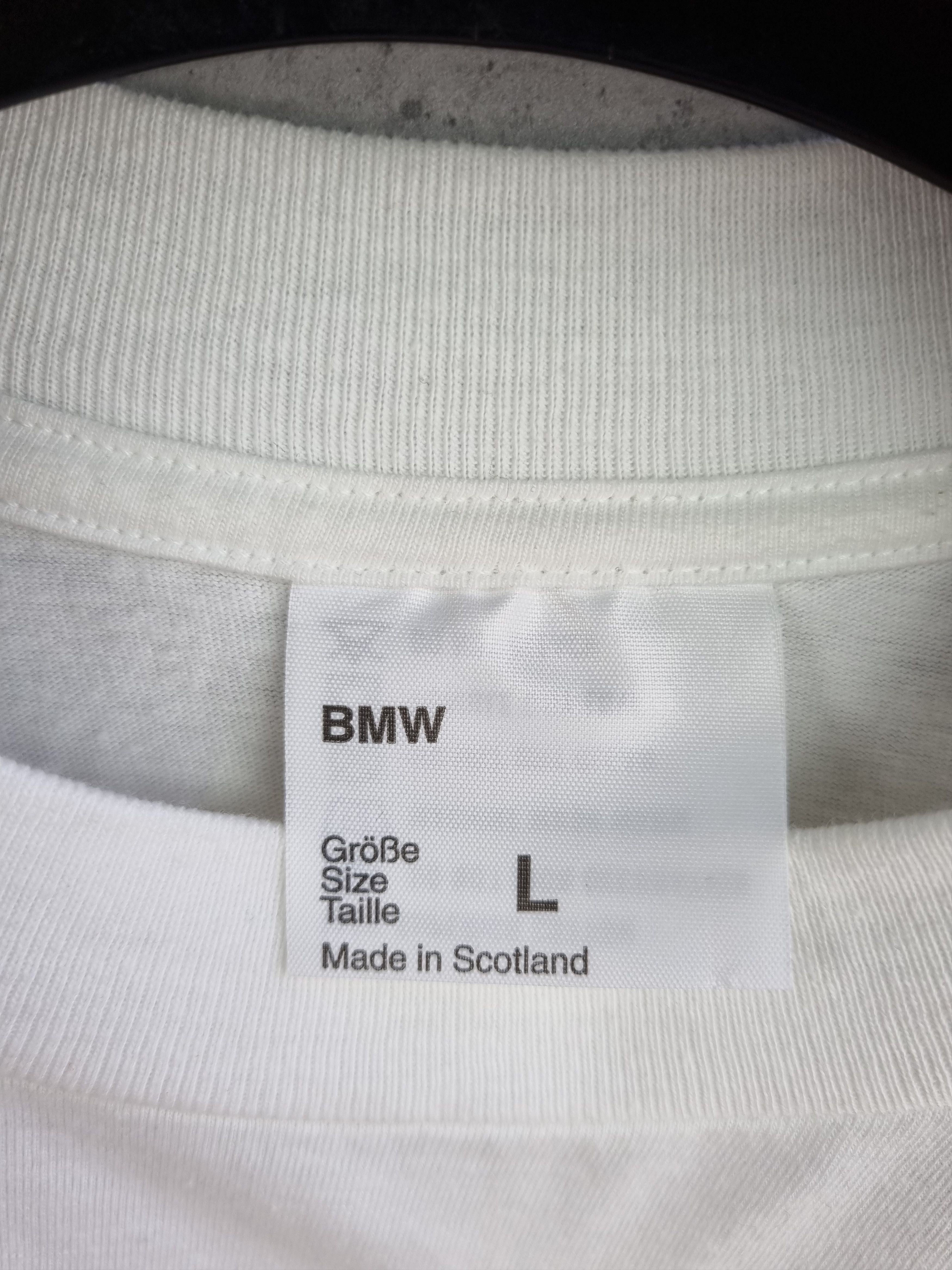 Vintage Vintage BMW Made in Scotland Tee Shirt Size US L / EU 52-54 / 3 - 9 Thumbnail