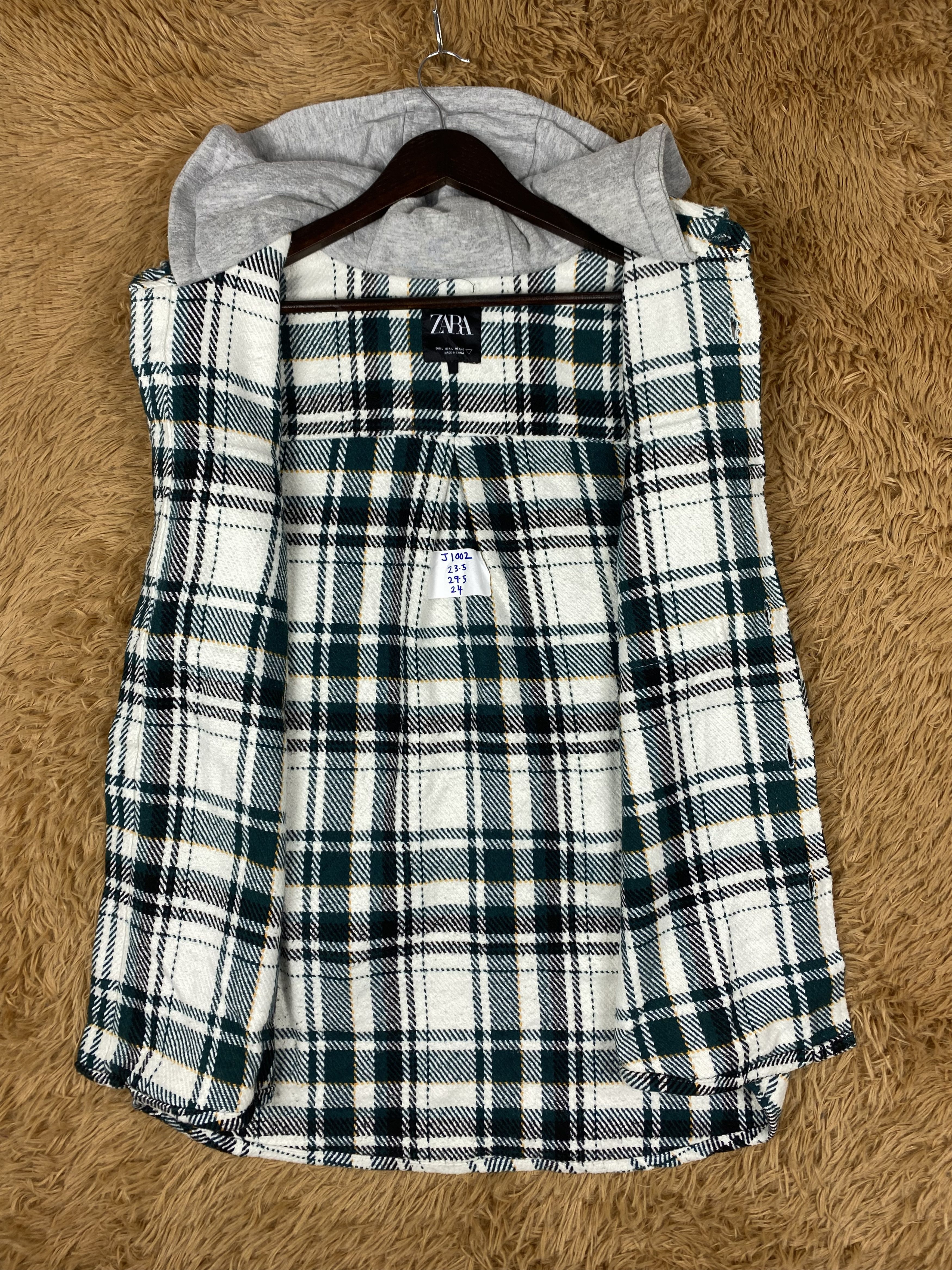 Zara Vintage Zara Checked Jacket DJ1002 Size US L / EU 52-54 / 3 - 6 Thumbnail