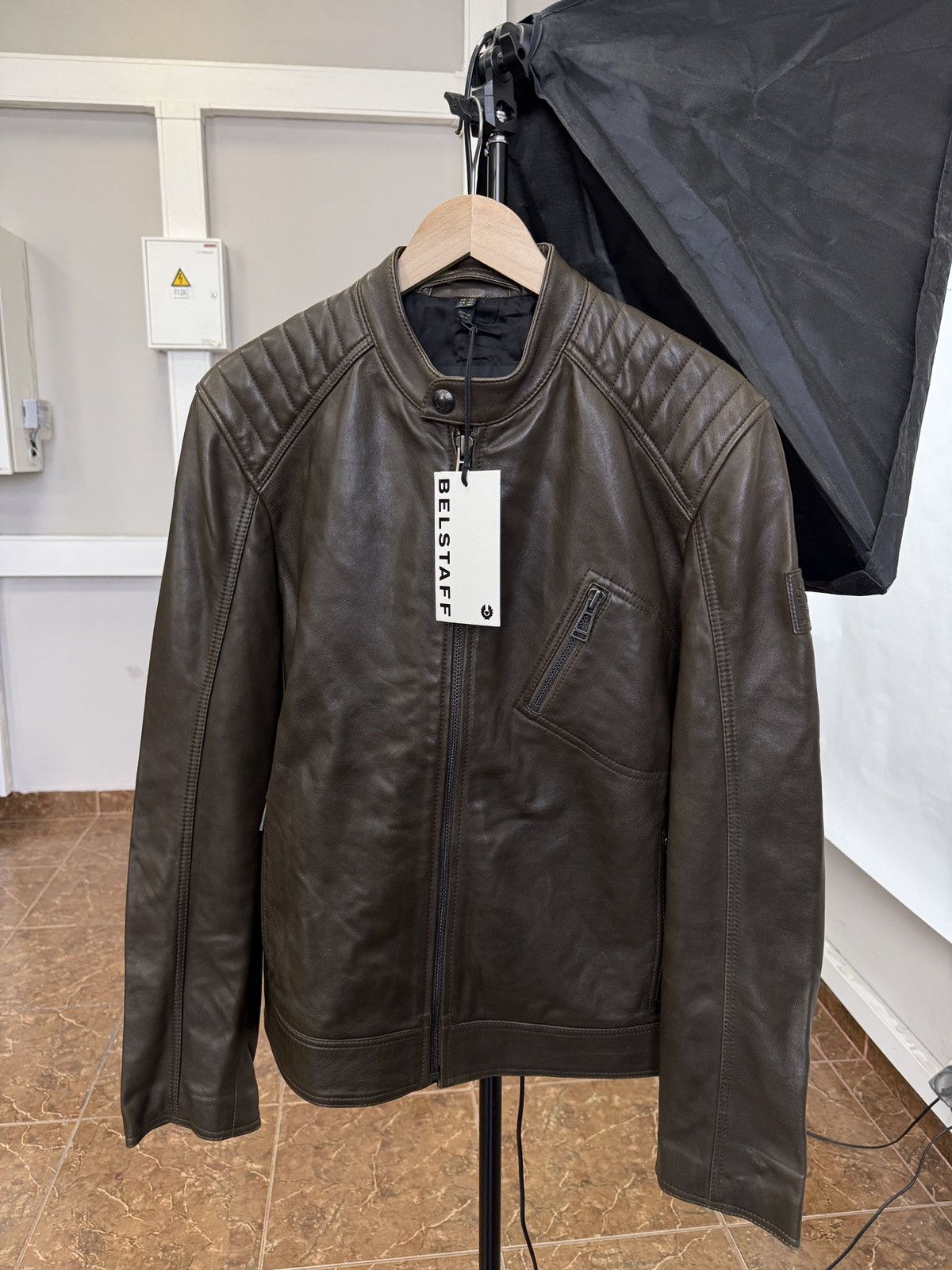 Belstaff ❗️NEW 🇬🇧 Belstaff Sheep Leather Jacket 100038 V Racer Size US M / EU 48-50 / 2 - 1 Thumbnail