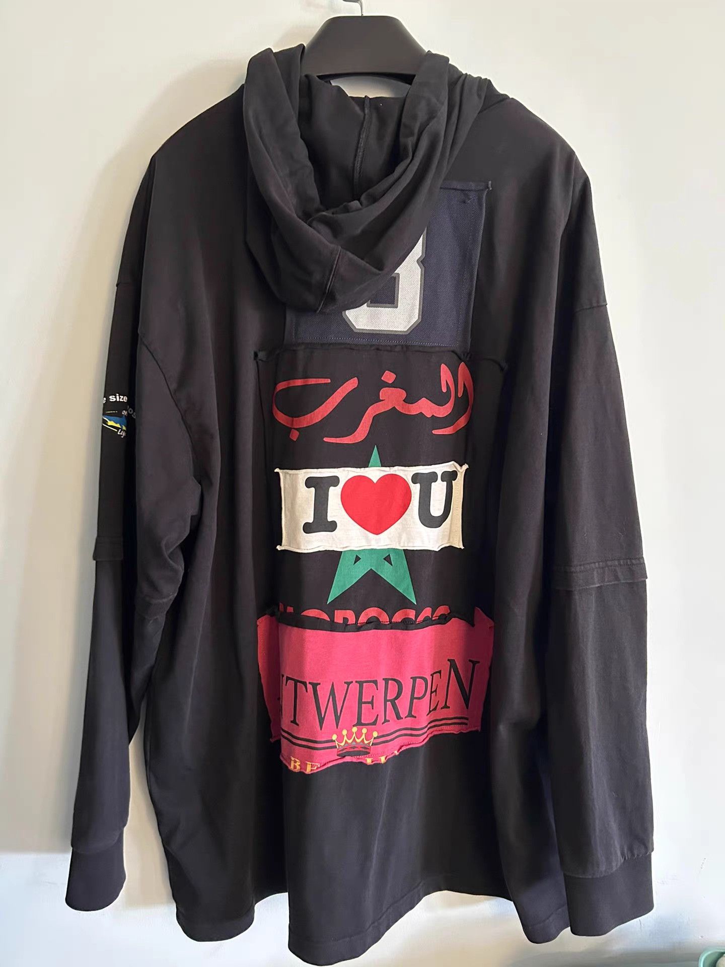 Vetements Vetements Patchwork Hoodie Size US S / EU 44-46 / 1 - 2 Thumbnail