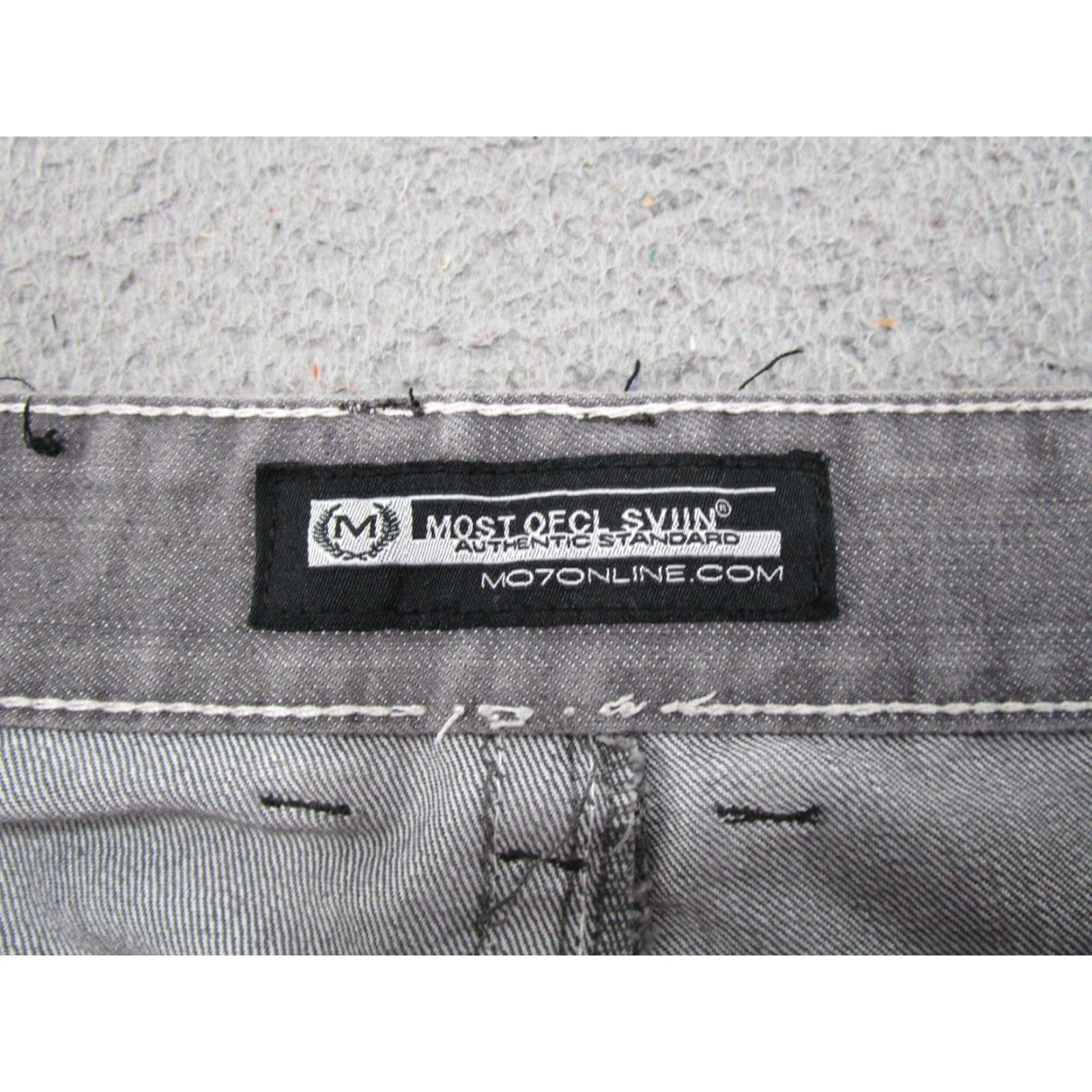Vintage Most Ofcl Seven Jeans Men Modern Straight Black 46x34 Baggy 5-Pocket Denim Zip Button Read Size US 30 / EU 46 - 6 Thumbnail