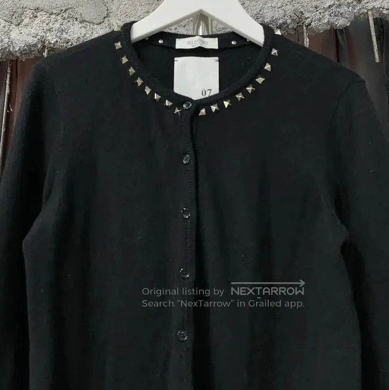 Valentino Valentino Black Long Sleeve Cardigan for Women . Size S / US 4 / IT 40 - 3 Thumbnail