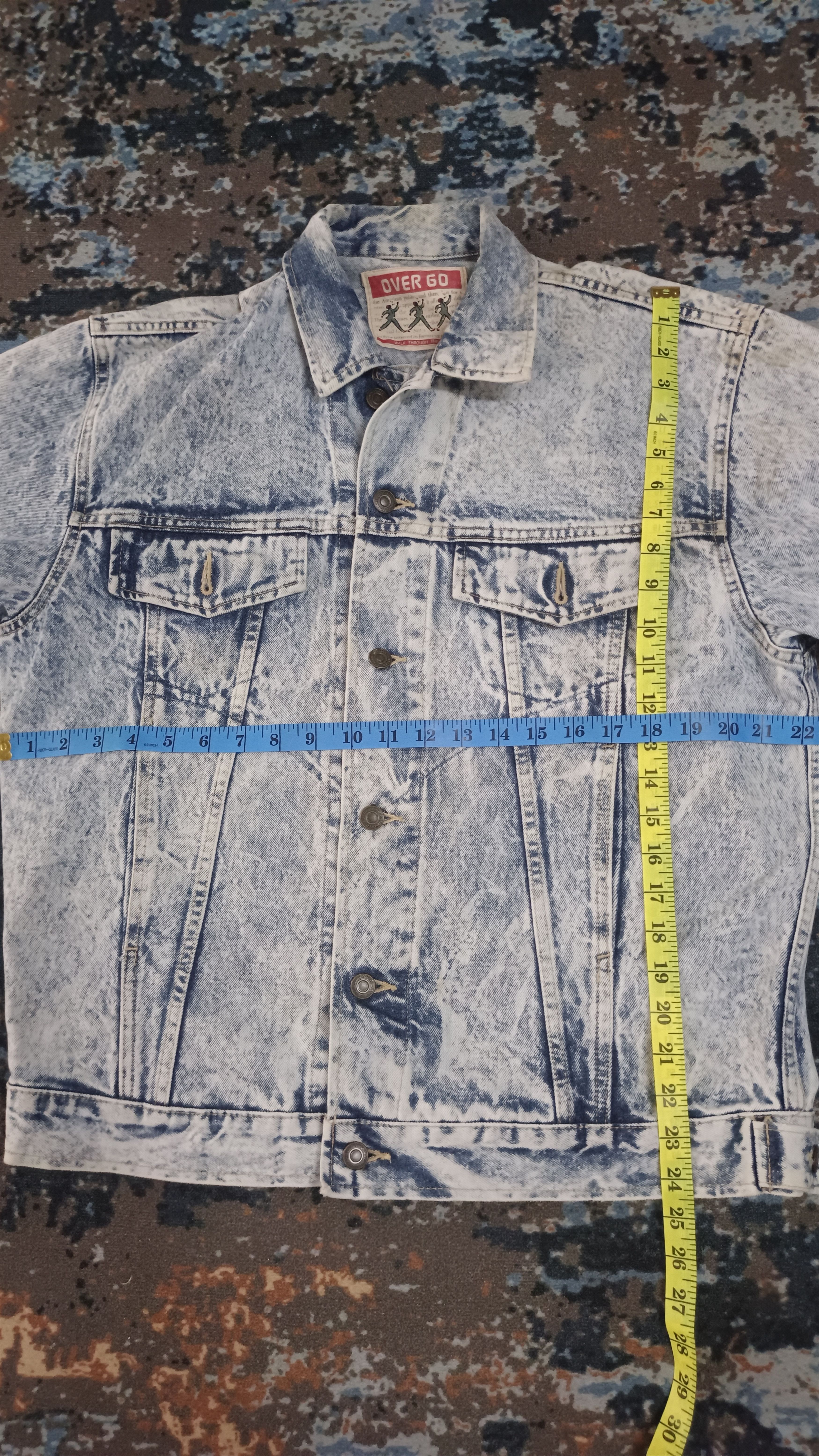 Japanese Brand × Vintage RARE VINTAGE 💥DENIM JACKET OVER GO Size US L / EU 52-54 / 3 - 13 Thumbnail