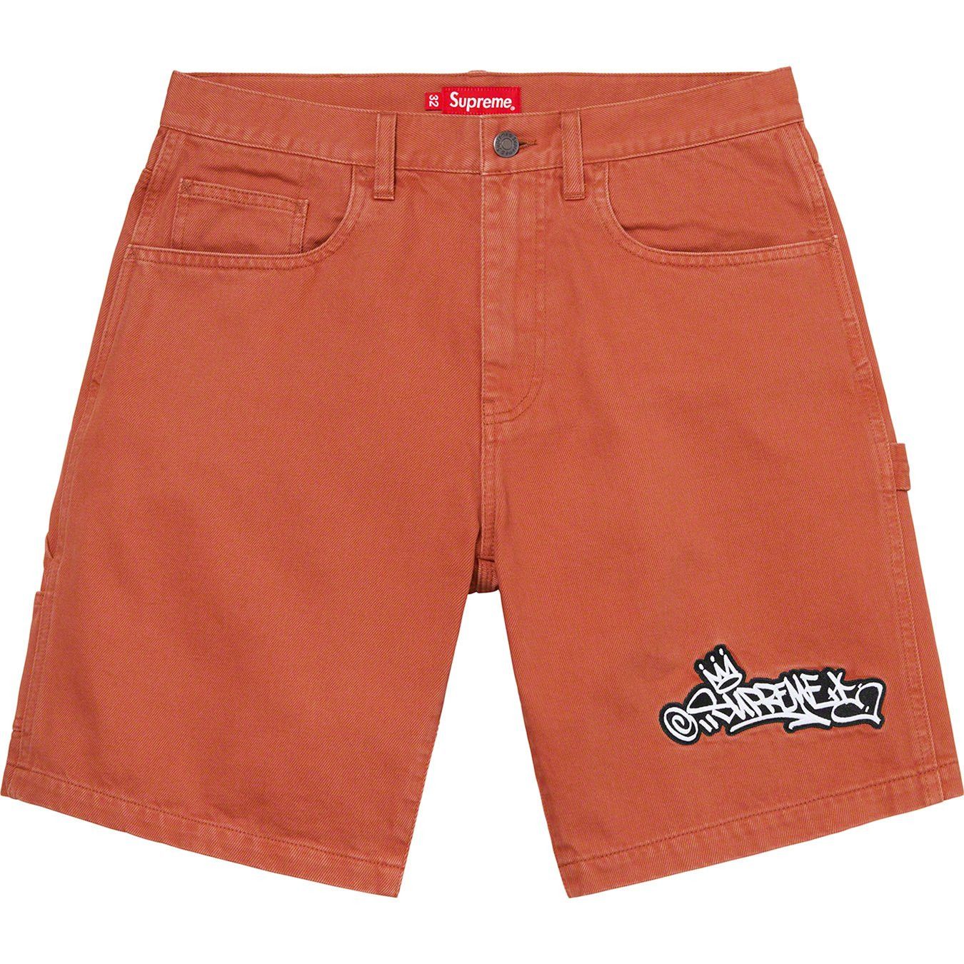 Supreme Brand New HANDSTYLE DENIM PAINTER SHORT SS21 Size US 30 / EU 46 - 8 Thumbnail