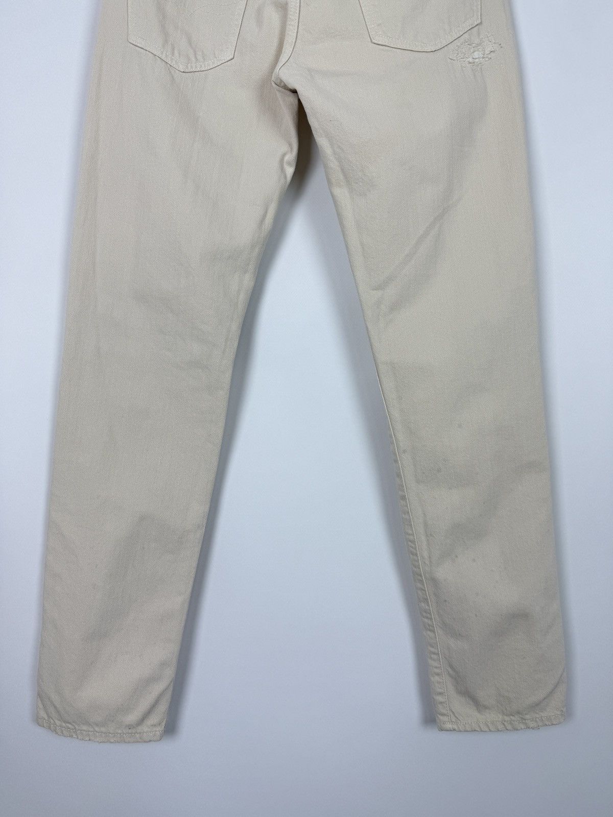 Ralph Lauren Polo Astor Slim Boyfriend Distressed Patchwork Denim 26 Size 26" / US 2 / IT 38 - 9 Thumbnail
