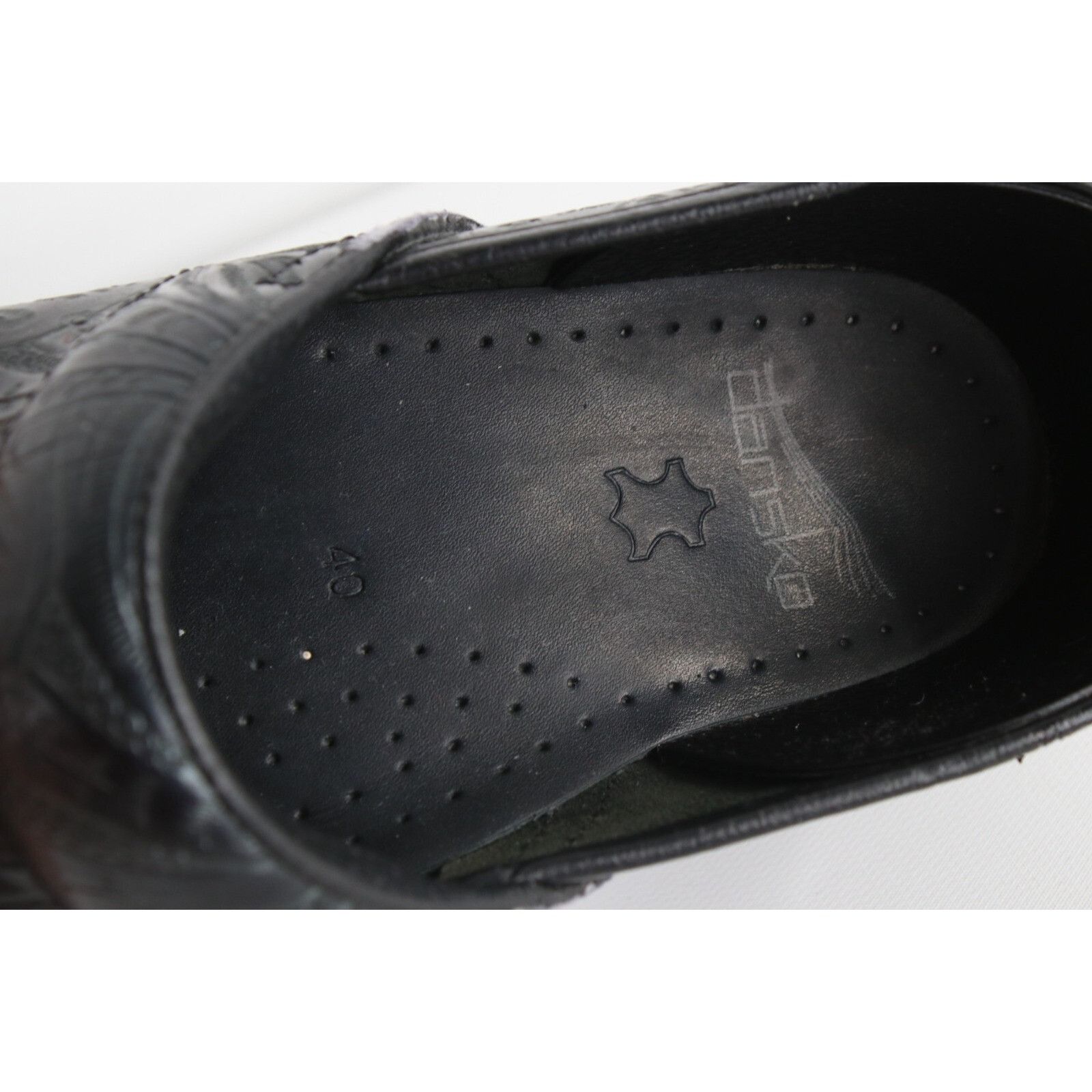 Dansko Dansko Flower Leather Slip On Clogs Mules Shoes Size US 9.5 / IT 39.5 - 11 Thumbnail