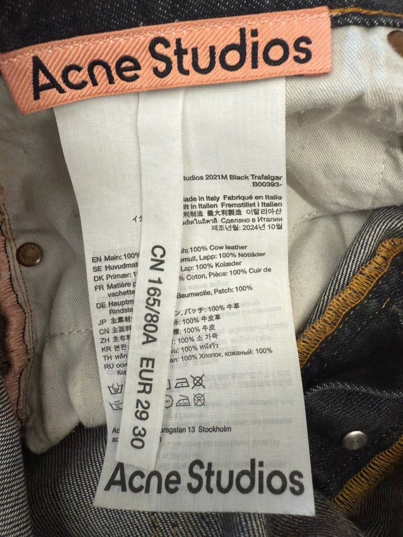 Acne Studios Acne Studios Light blue splashed ink jeans Size US 29 - 6 Thumbnail