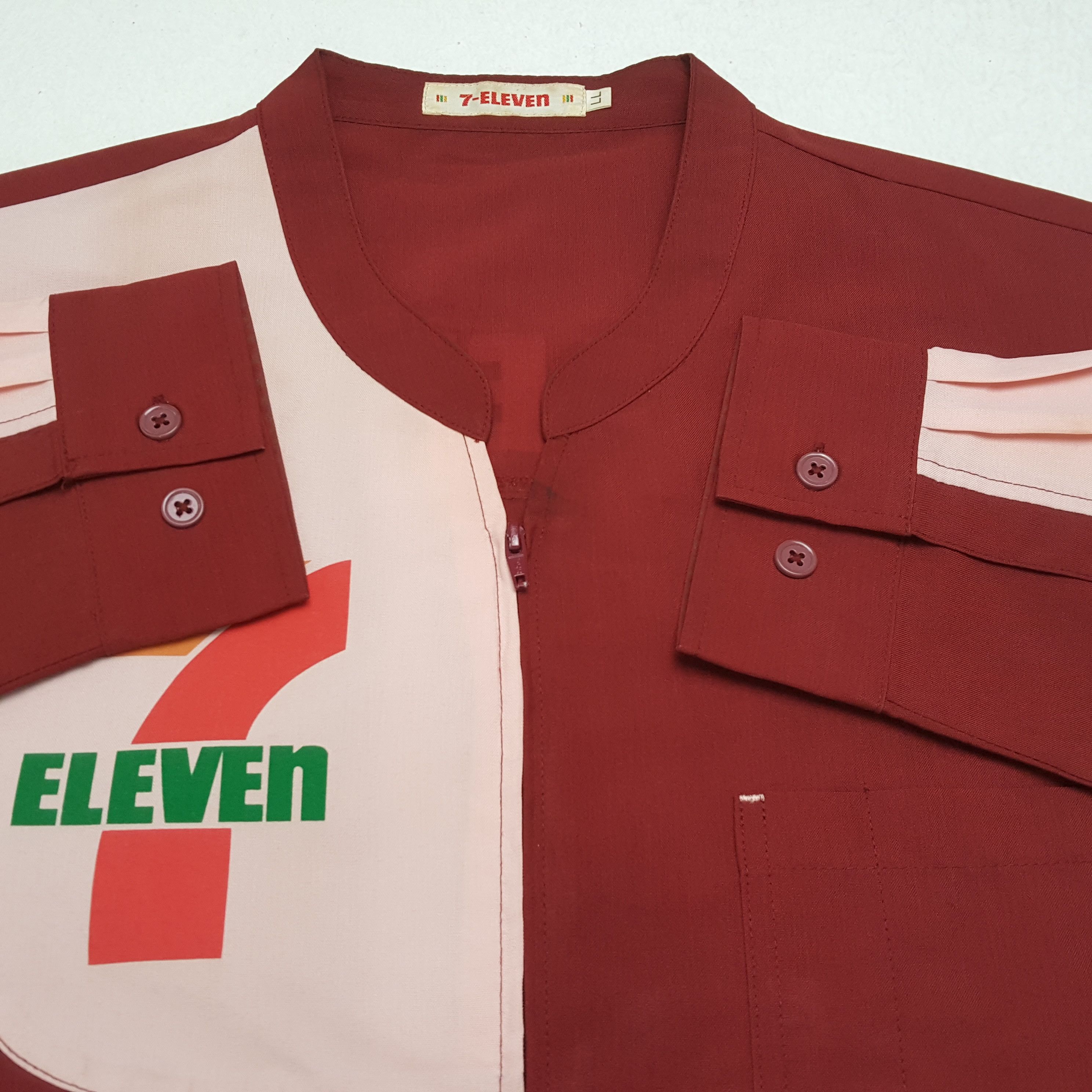 Japanese Brand × Vintage 7 ELEVEn Japanese Workers Working Jacket Size US L / EU 52-54 / 3 - 9 Thumbnail