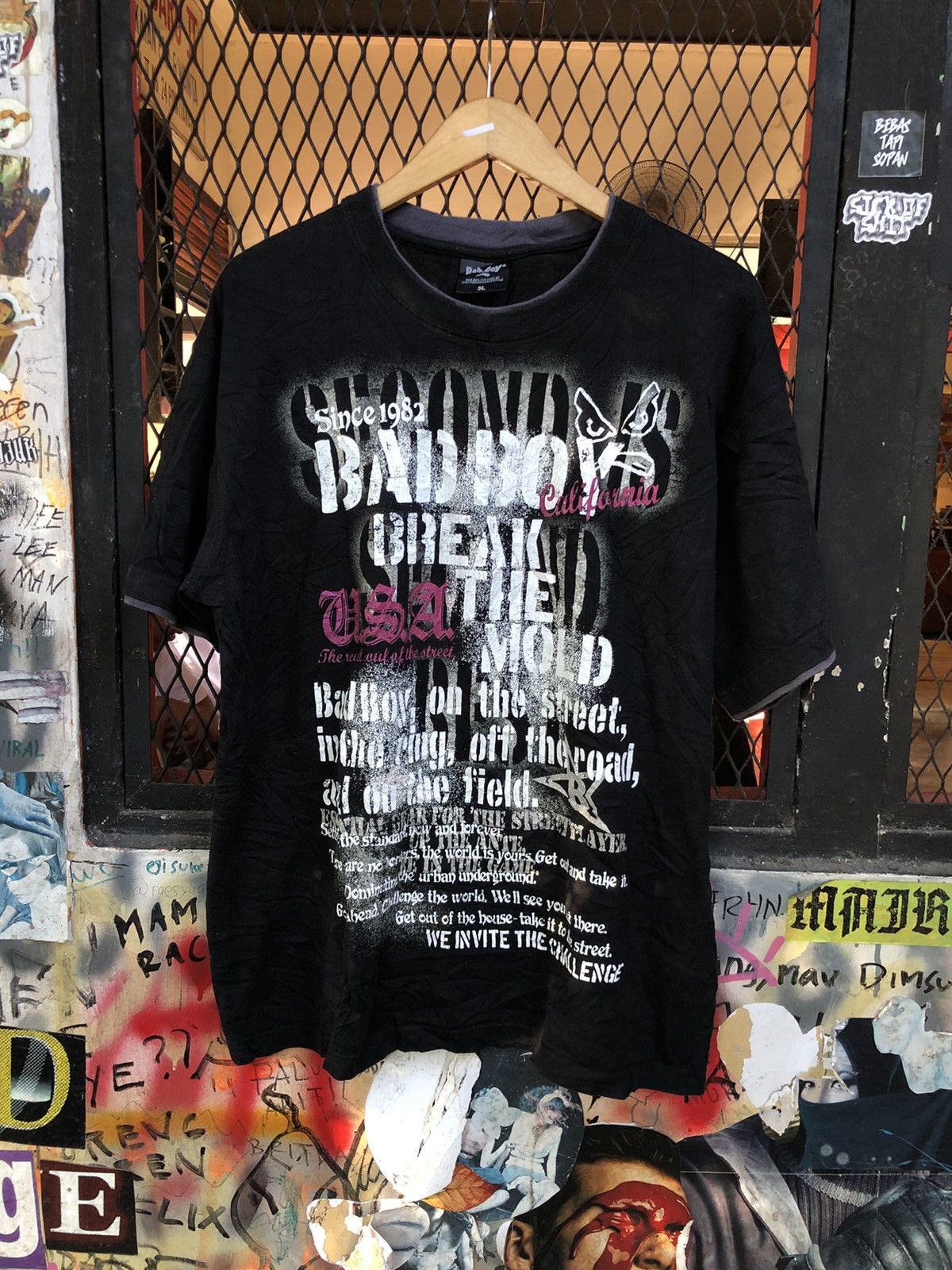 BAD BOY BREAK THE MOLD POEM SEDITIONARIES SHIRT