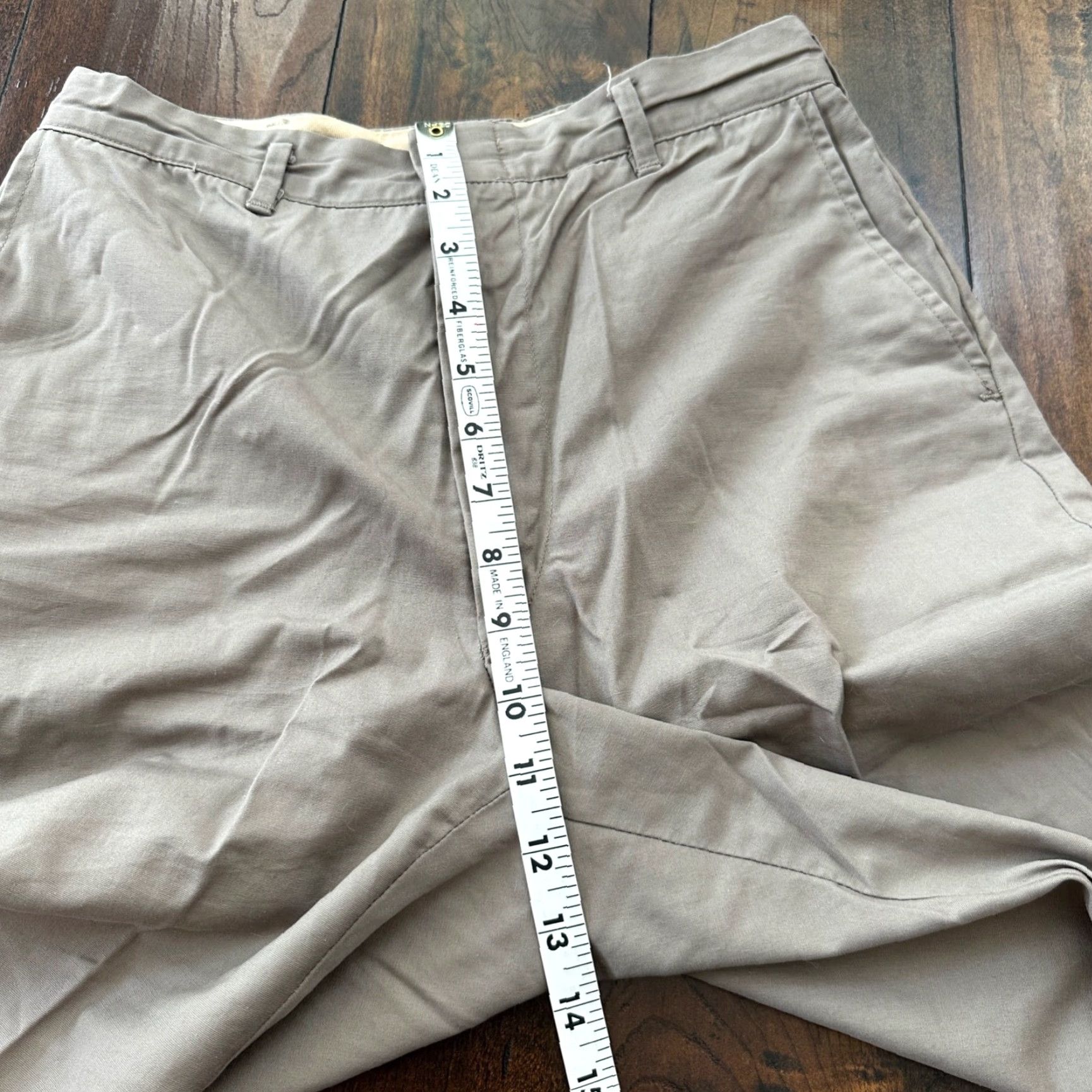 Vintage VTG 1960s Brown Dress Pants Trousers 26x29 Flat Front High Waist Straight Leg Military Cotton Men's Slacks Nightwear? Wait. Size US 26 / EU 42 - 5 Thumbnail