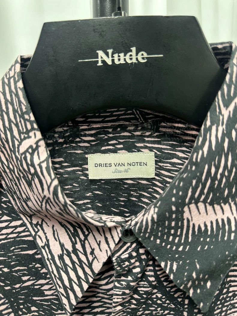 Dries Van Noten Dries Van Noten Oil Painting Shirt 2502-Nextarrow Size US S / EU 44-46 / 1 - 7 Thumbnail