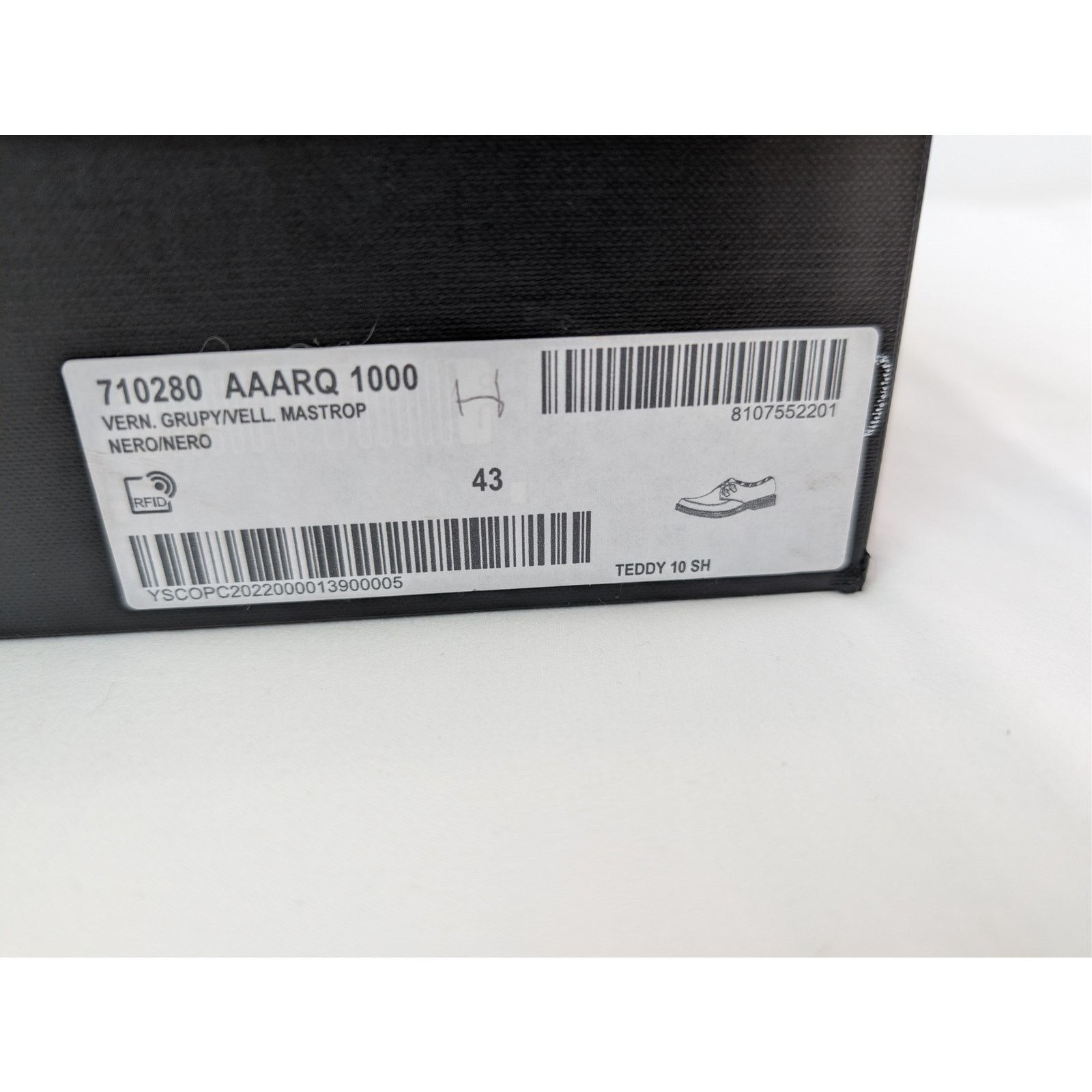 Saint Laurent Paris o1rshd1 Teddy SH Derby Shoe Boots in Black Size US 10 / EU 43 - 21 Thumbnail